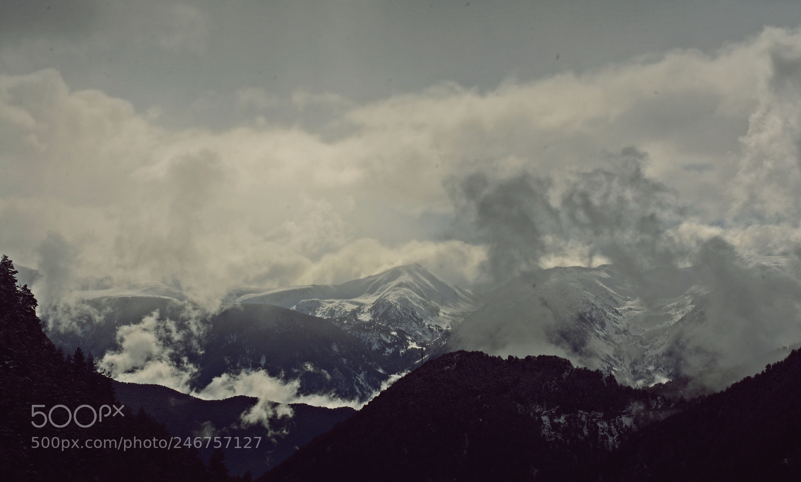 Nikon D7100 sample photo. Cloudy&foggy photography