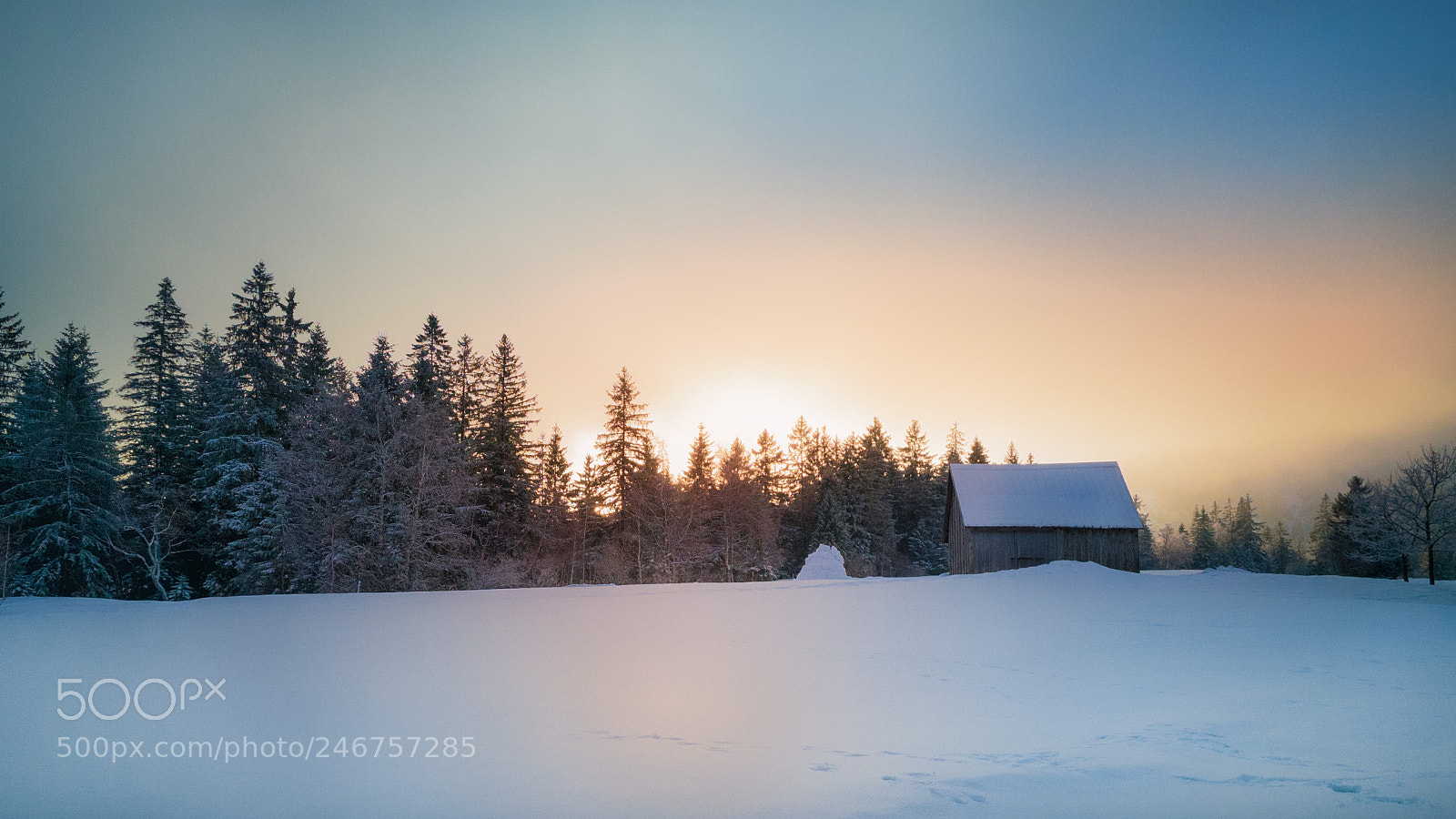 HUAWEI Honor 9 sample photo. Winterlandschaft photography
