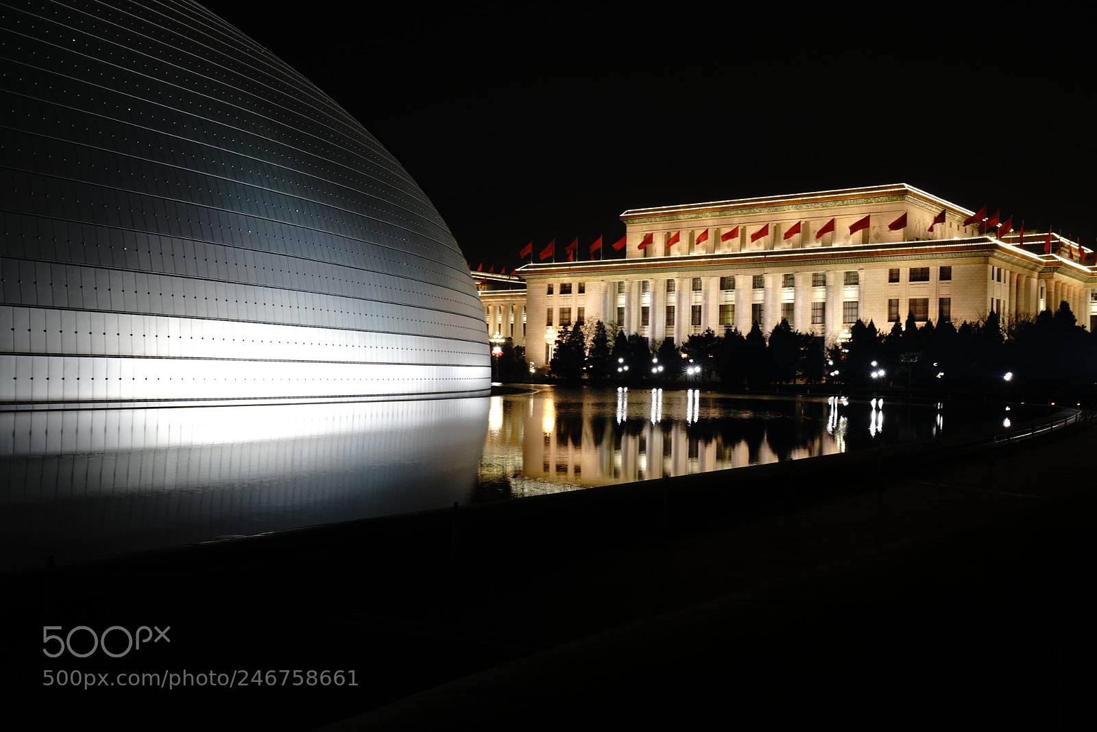 Sony a7R II sample photo. Beijing national grand theater photography
