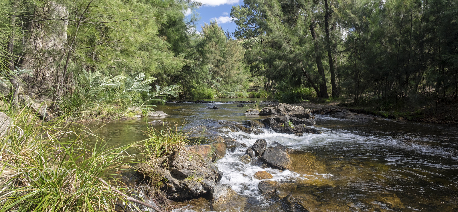 Fujifilm X-E2 sample photo. Cotter river flowing photography