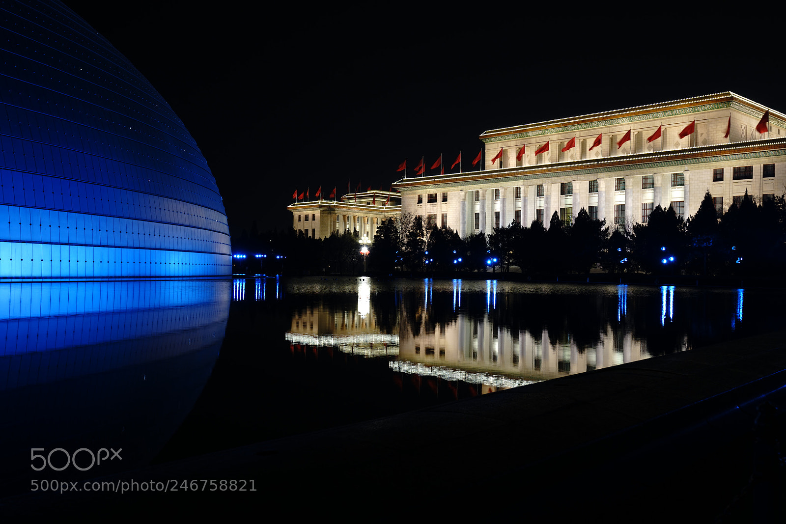 Sony a7R II sample photo. Beijing national grand theater photography