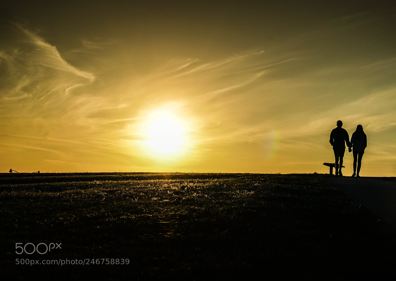 Sony a7 sample photo. Sunset couple photography