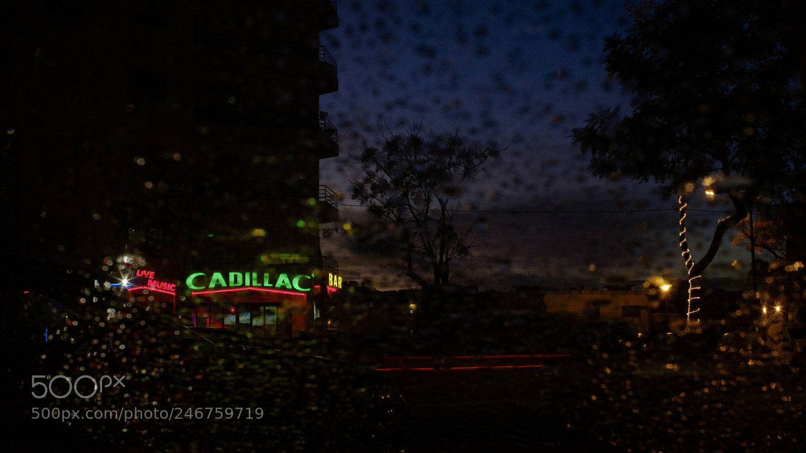 Fujifilm X-T1 sample photo. Cadillac by night photography
