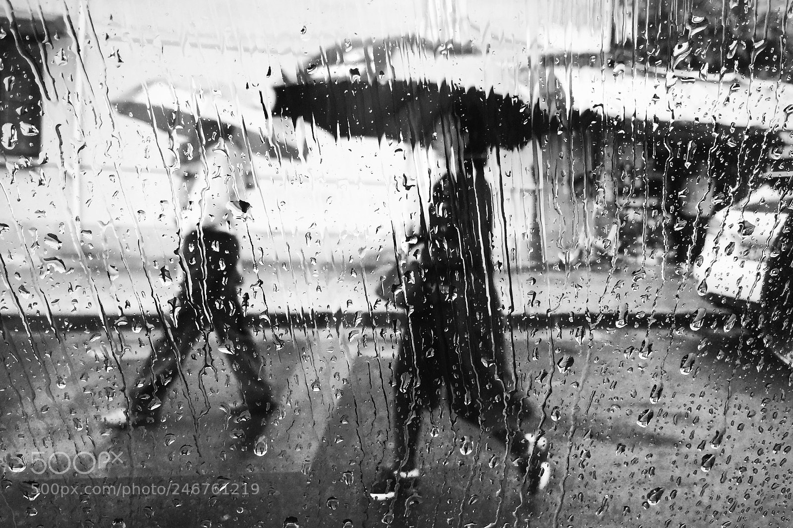 Apple iPhone 6 Plus sample photo. Wlaking in the rain photography