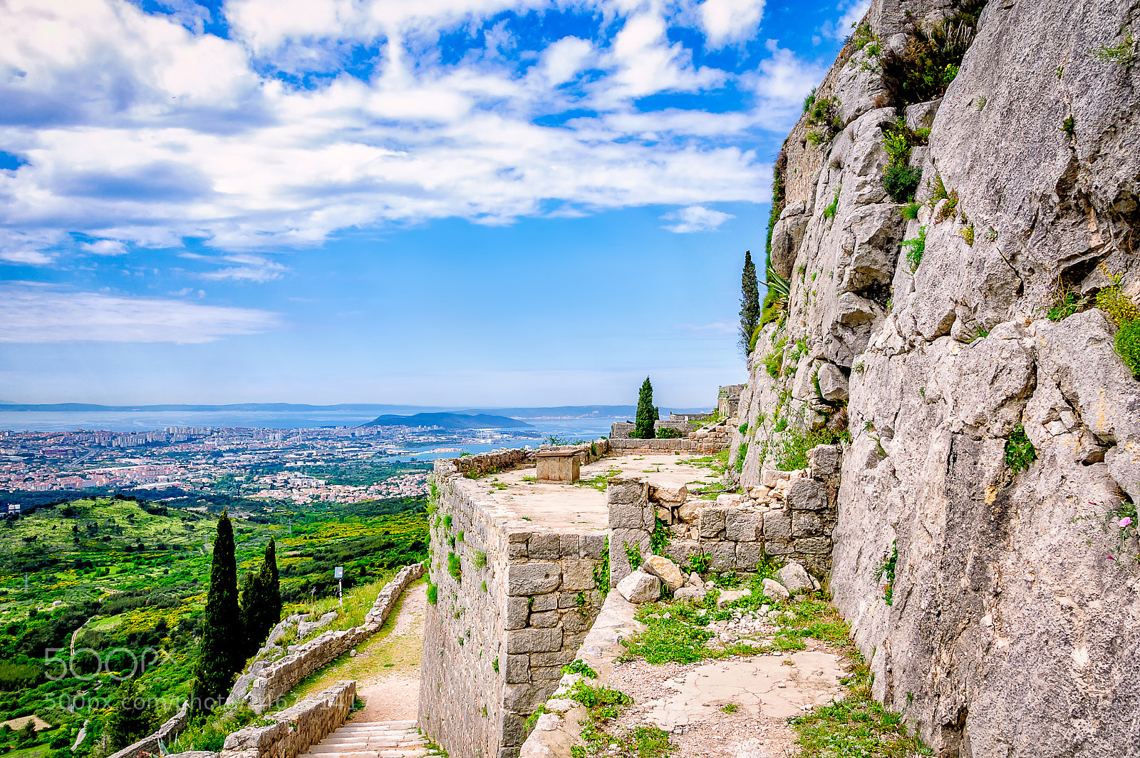 Nikon D90 sample photo. Klis fortress photography