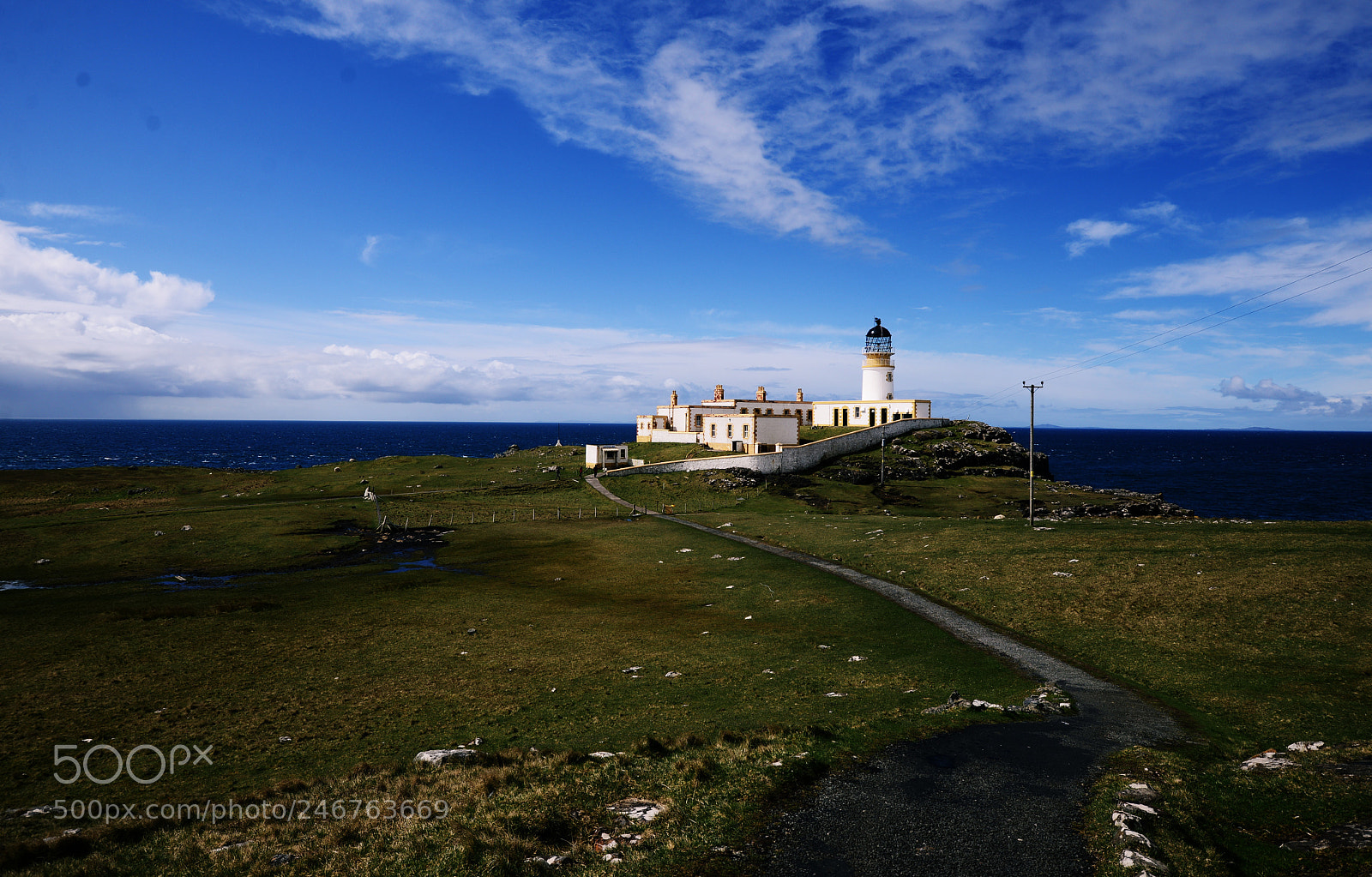 Nikon D600 sample photo. Neist point lighthouse closer photography