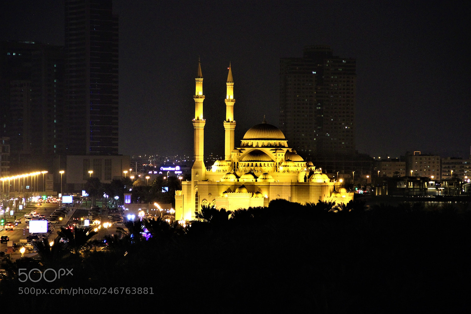Canon EOS 600D (Rebel EOS T3i / EOS Kiss X5) sample photo. The sharjiah. night. photography