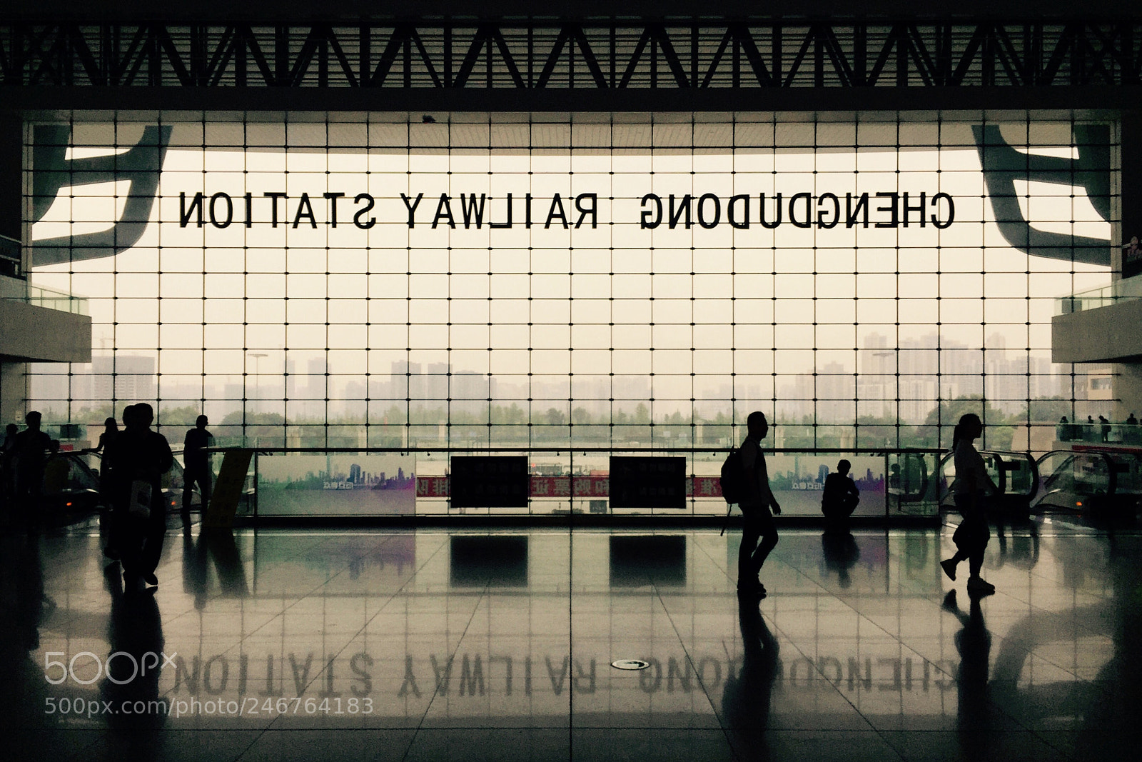 Apple iPhone 6 Plus sample photo. Railway station photography