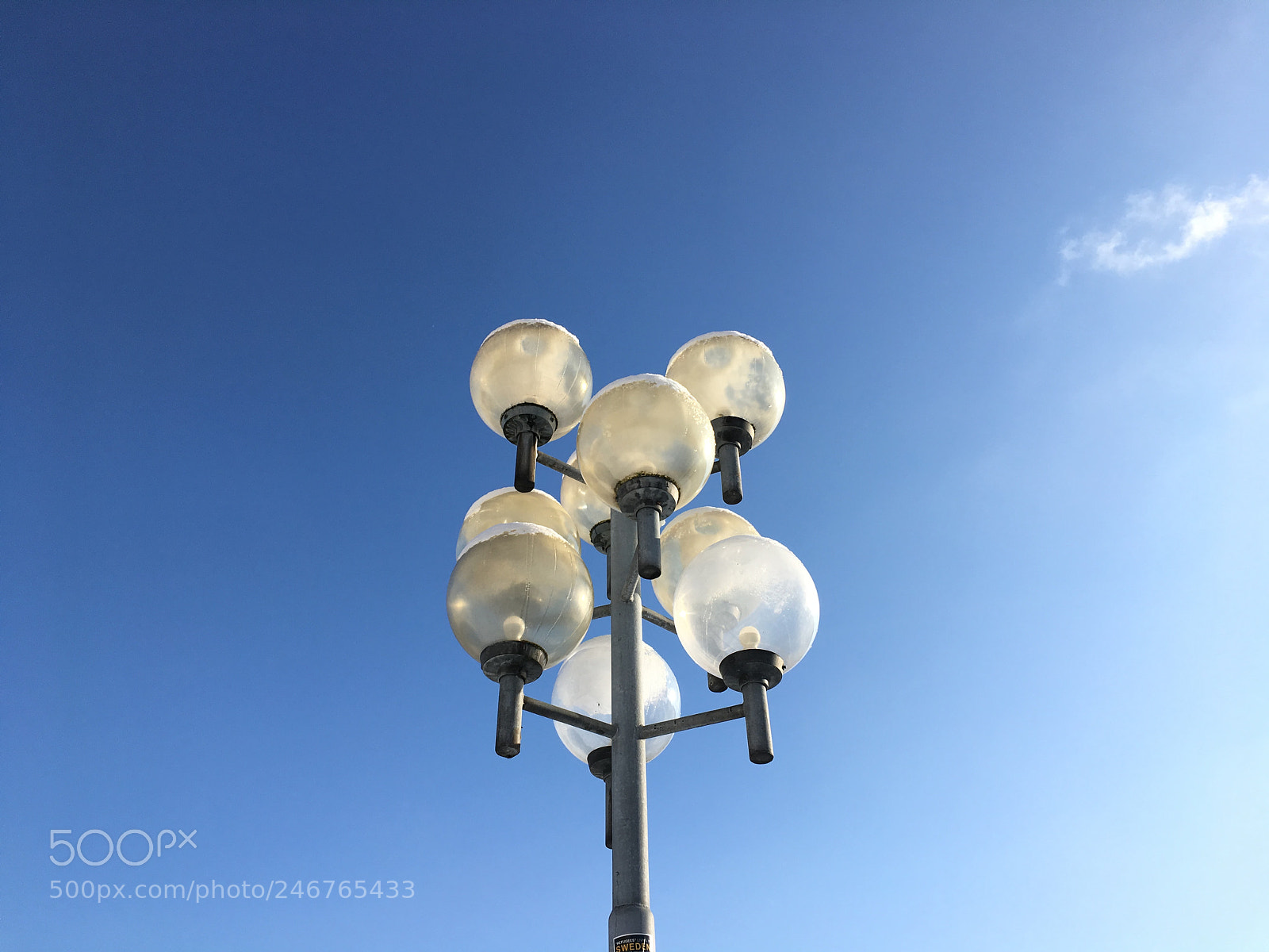 Apple iPhone 6s Plus sample photo. Swedish city lamps 8k photography