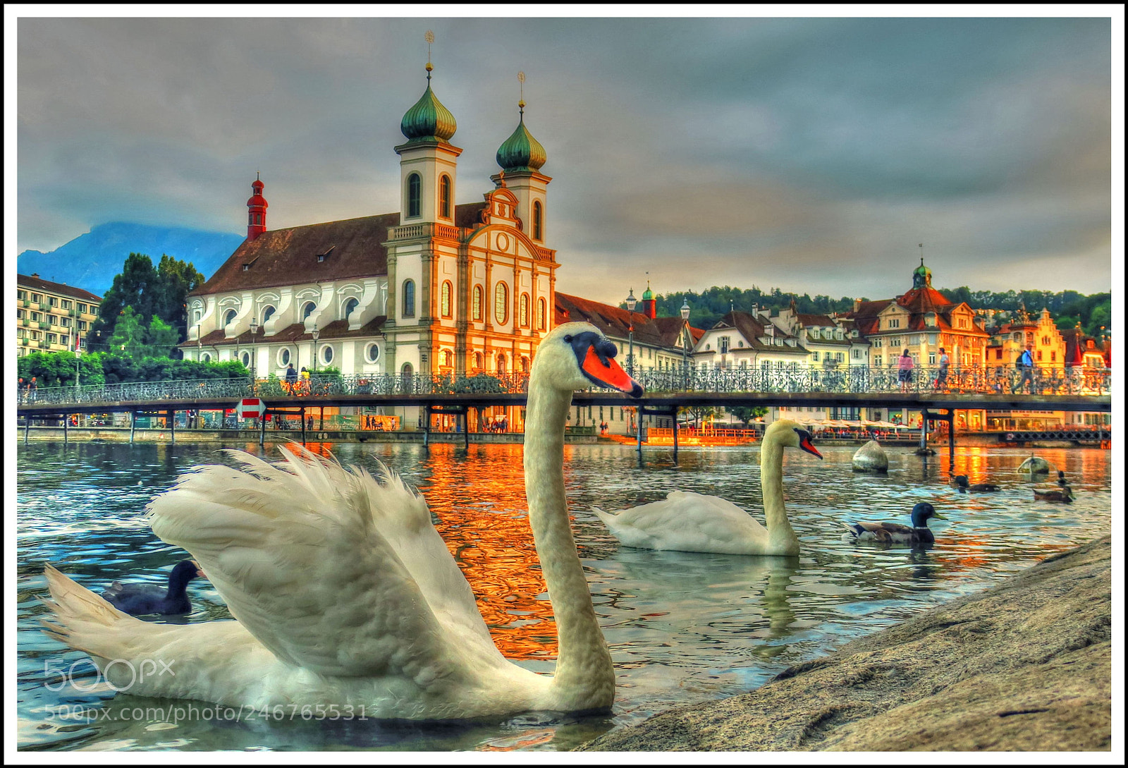 Canon PowerShot G3 X sample photo. Luzern am abend photography