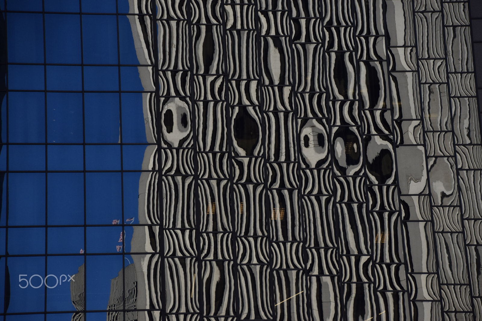 Nikon D5300 sample photo. Reflections of high-rise buildings san francisco photography