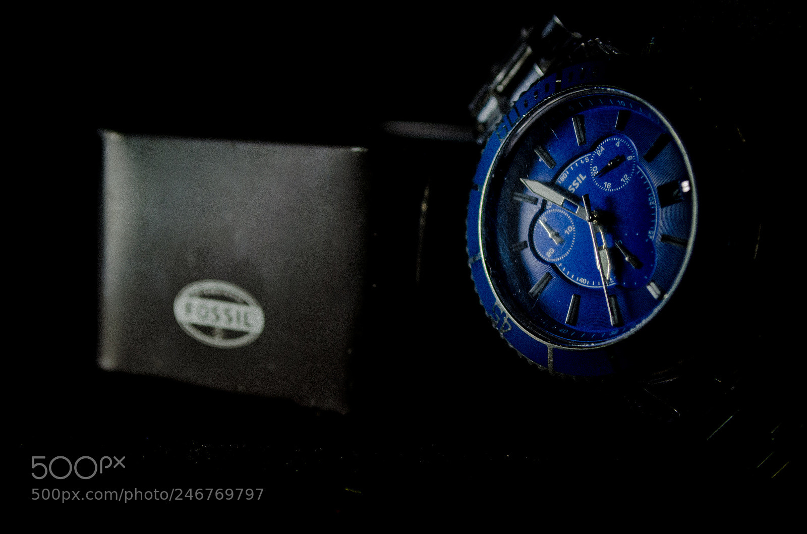 Nikon D5100 sample photo. Fossil watch photography