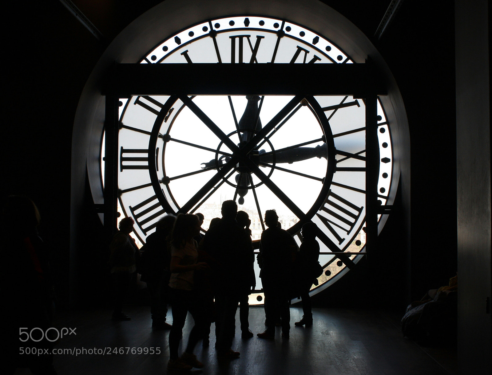 Canon EOS 40D sample photo. Clock in d'orsay museum photography