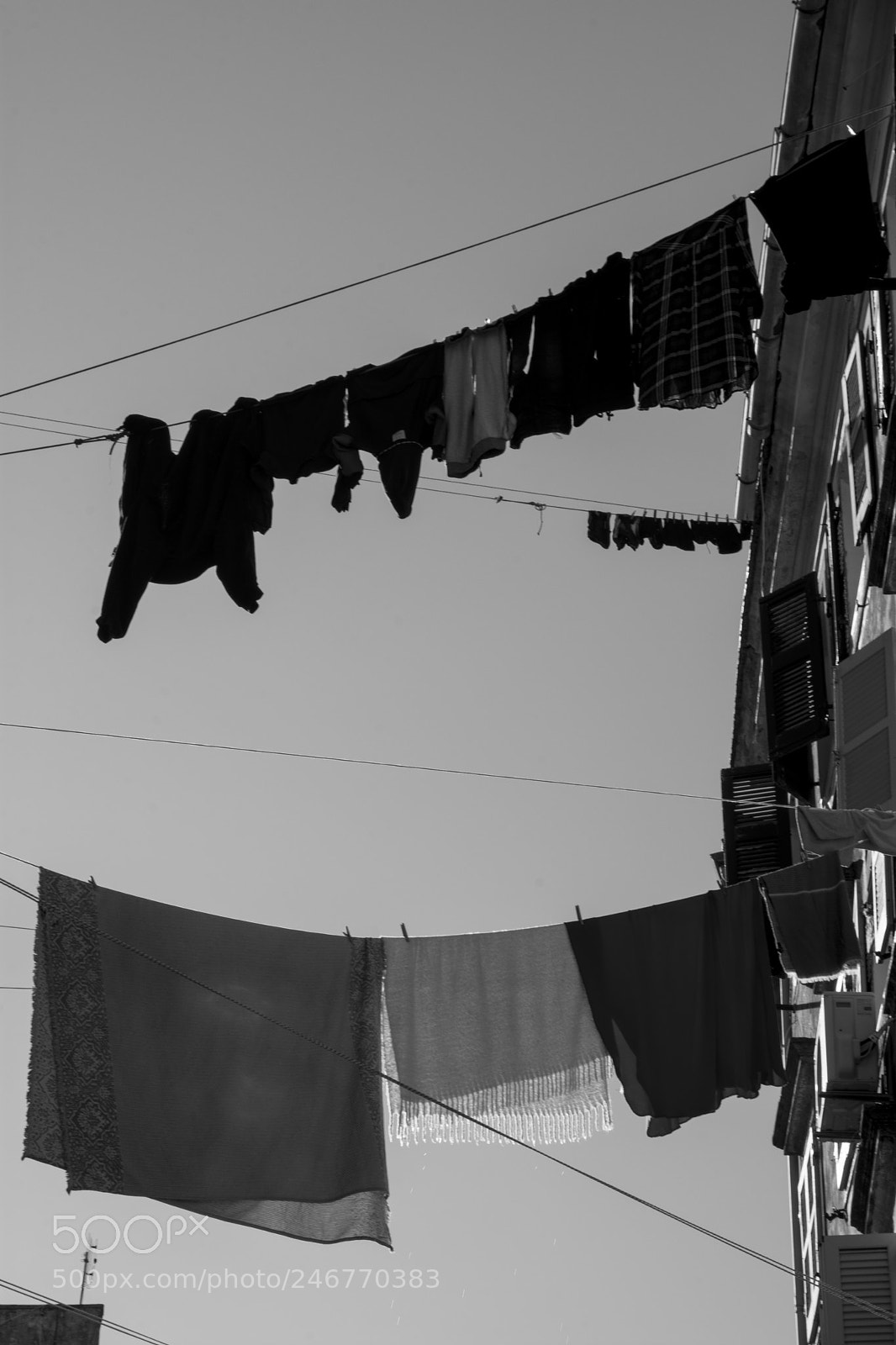 Nikon D7200 sample photo. Corfu laundry photography