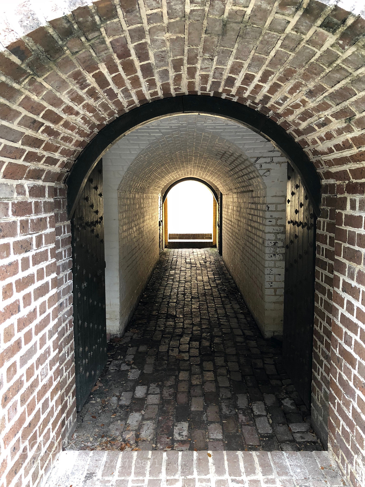 Apple iPhone 8 Plus sample photo. Fort moultrie doorways photography