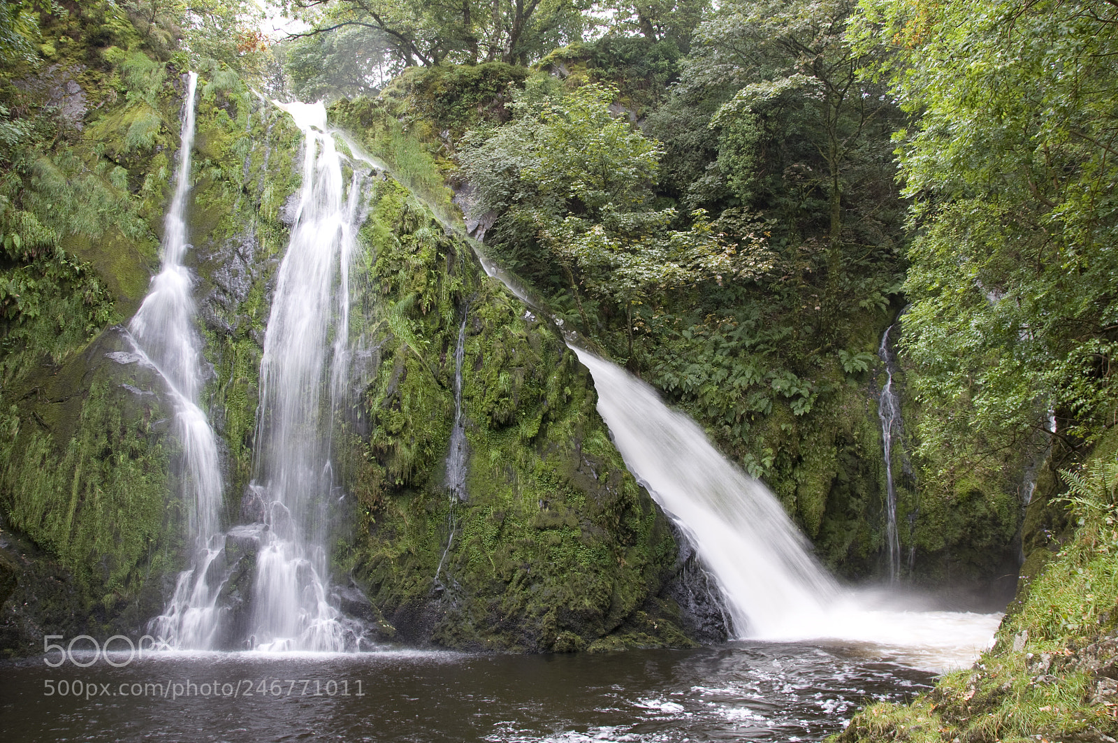 Nikon D90 sample photo. Llanberis waterfall photography