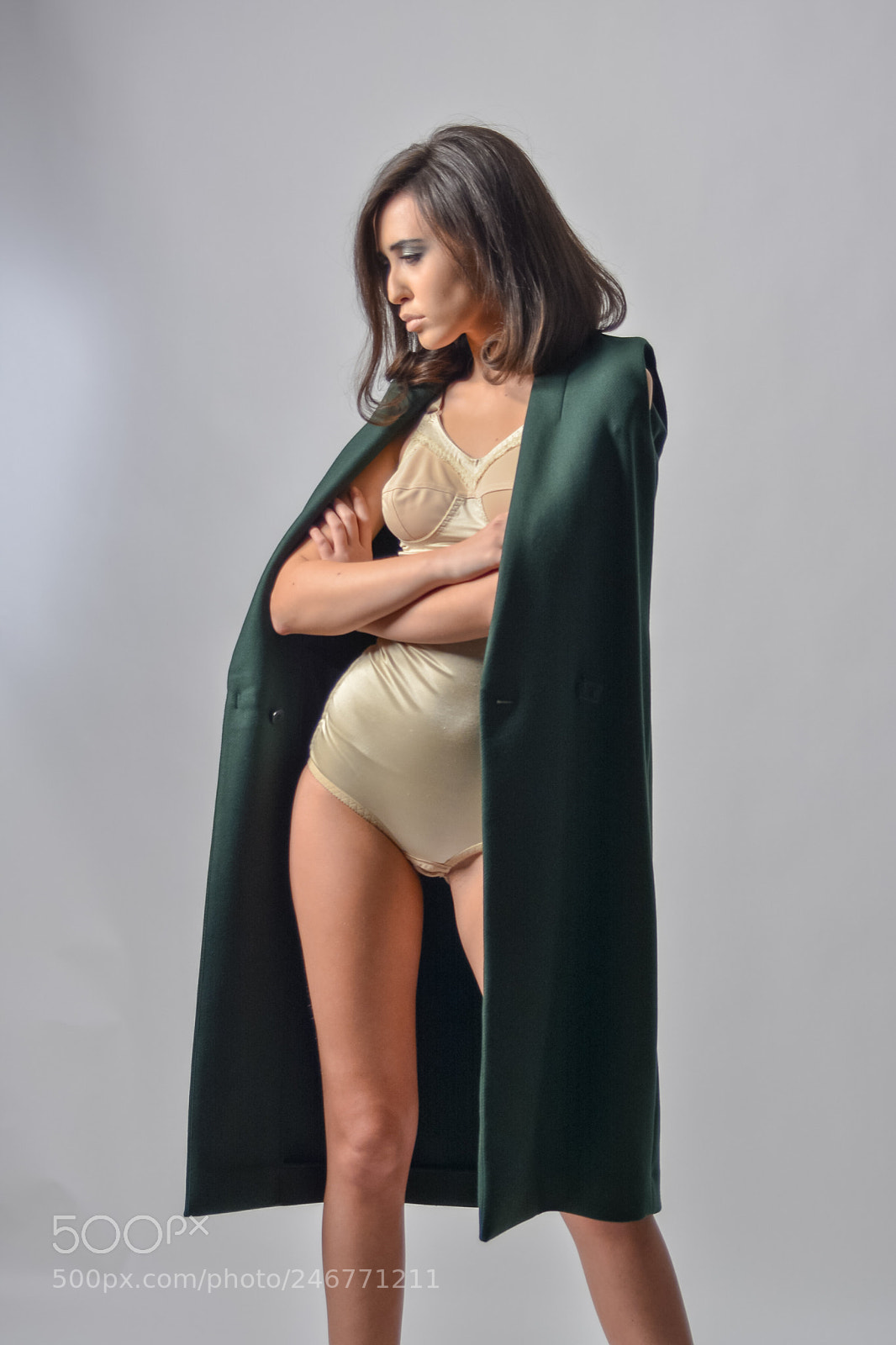 Nikon D7100 sample photo. Diana and her coat photography