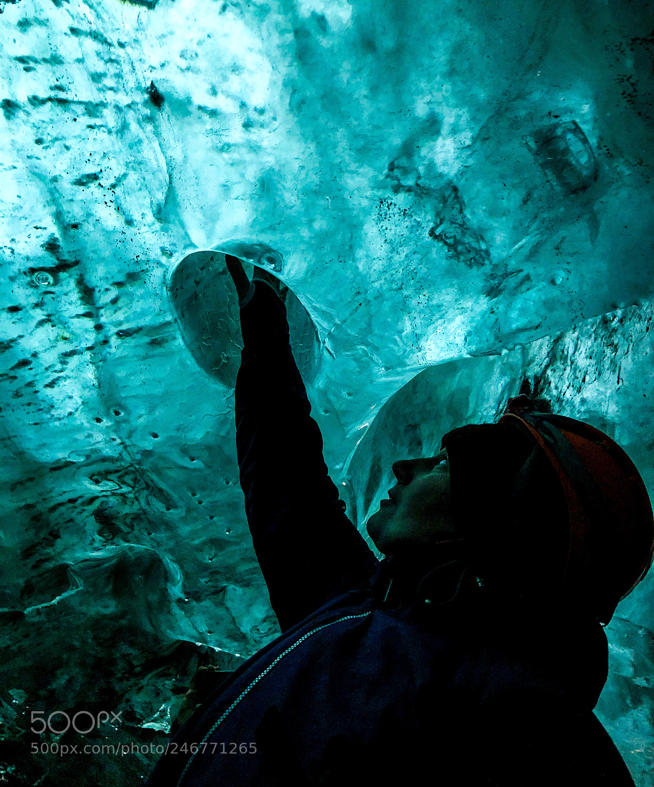 Apple iPhone 8 Plus sample photo. Ice cave iceland have photography