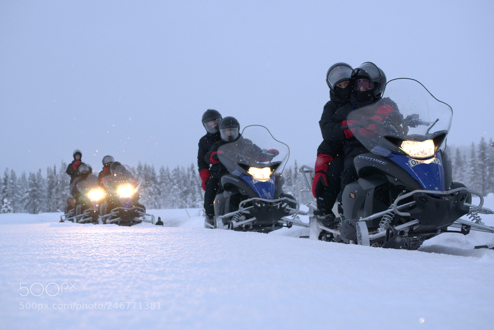 Sony ILCA-77M2 sample photo. Snowmobile fun photography