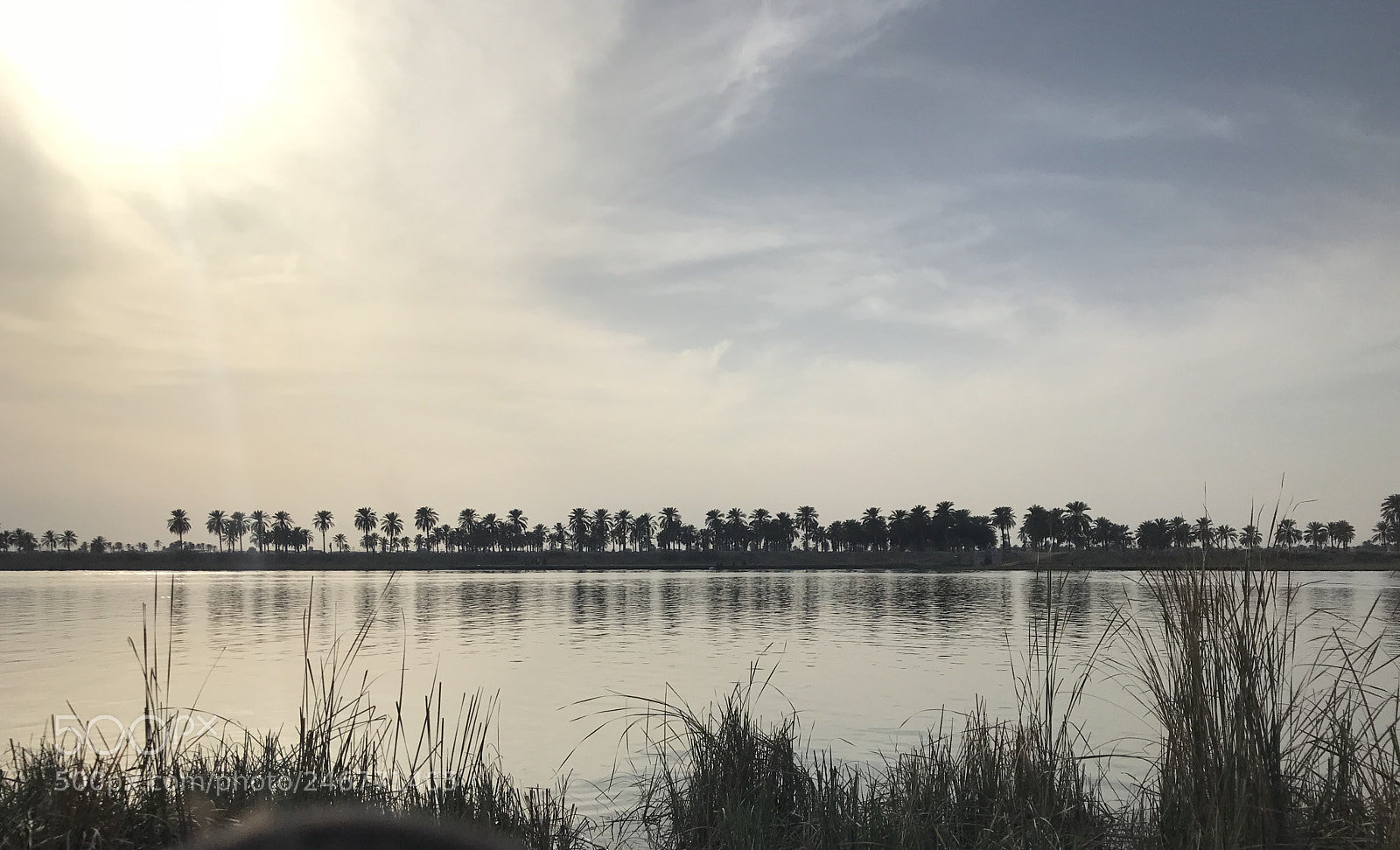 Apple iPhone 7 sample photo. Shat alarab river   photography