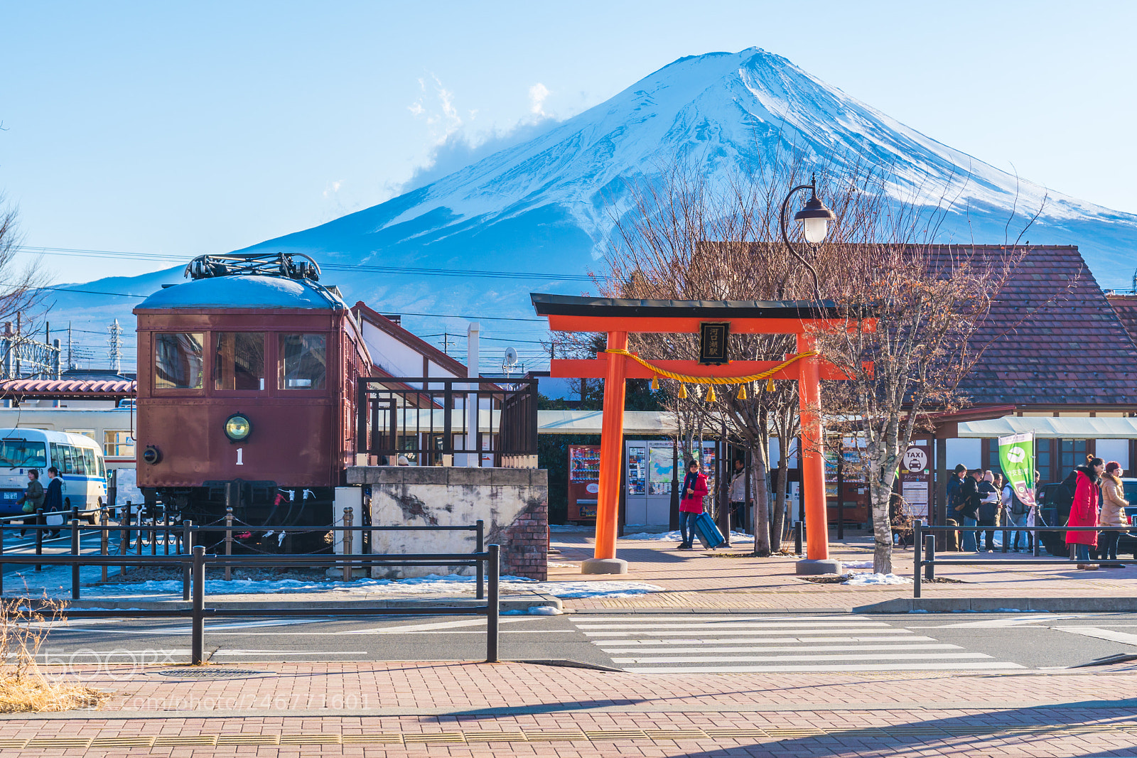 Sony a6500 sample photo. Kawaguchiko station photography
