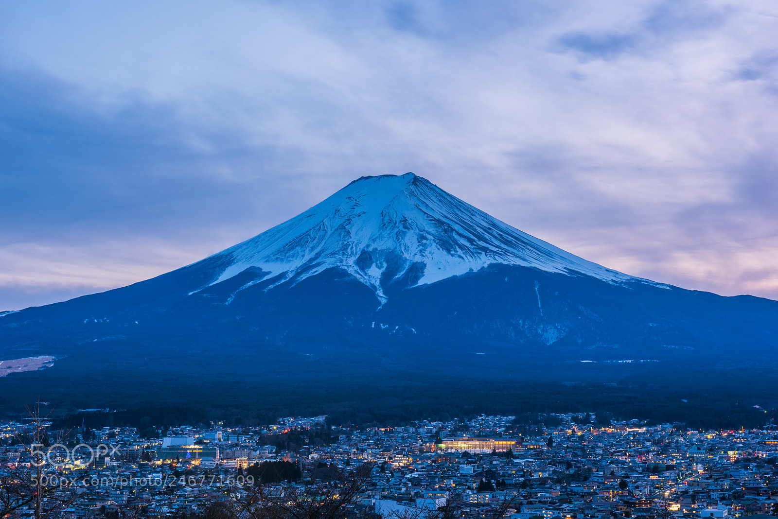 Nikon D810 sample photo. Sunset at fuji mountain photography