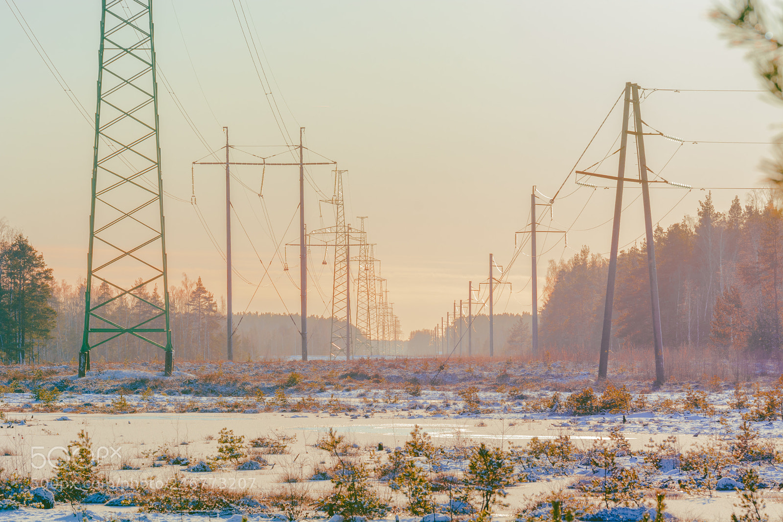 Nikon D5200 sample photo. Electric line photography