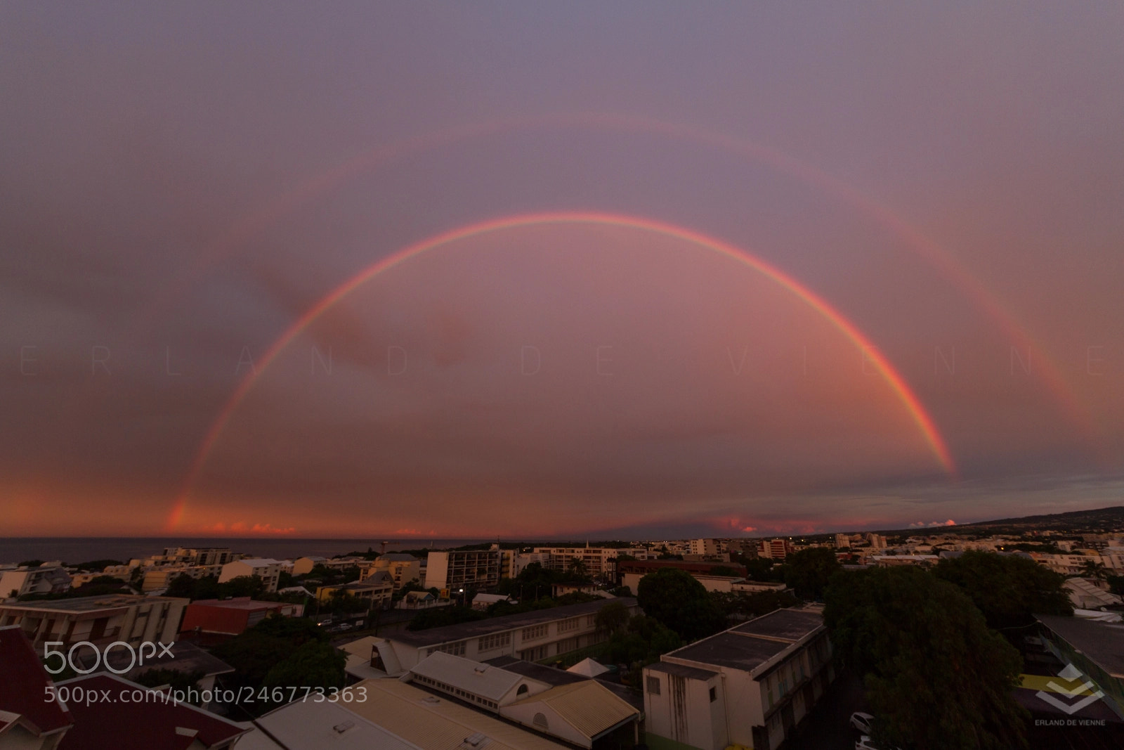 Canon EOS 7D sample photo. Double rainbow photography