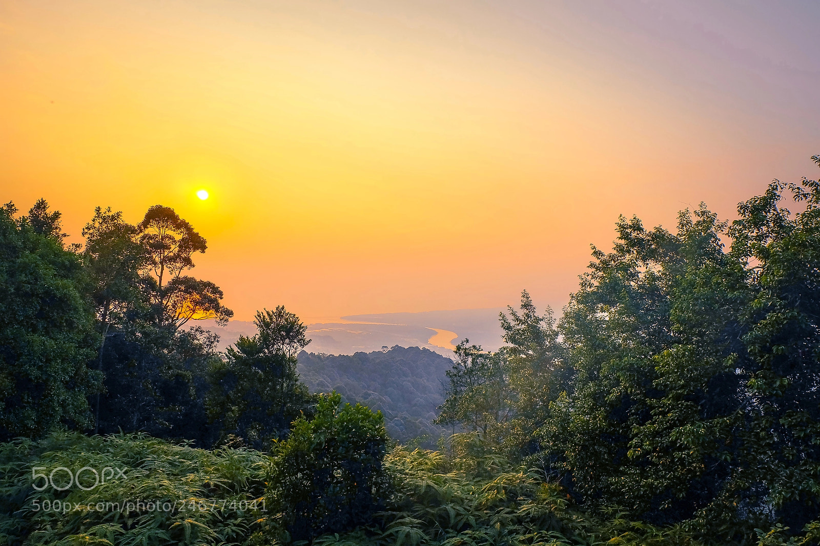 Fujifilm X-A1 sample photo. Hilltop sunset photography