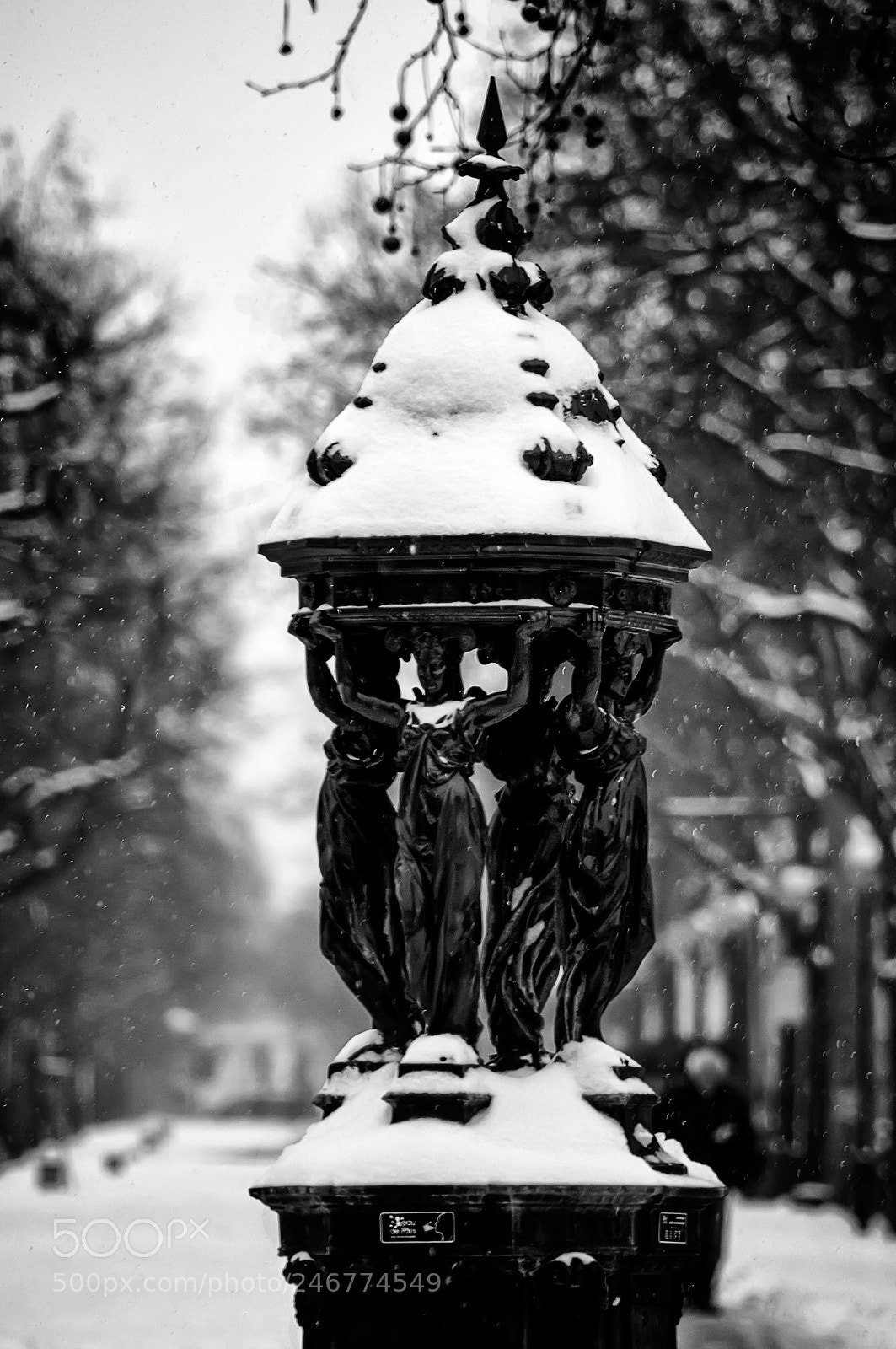 Pentax K20D sample photo. Les cariatides ont froid photography