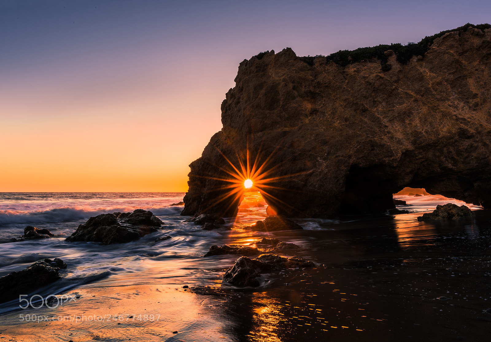 Nikon D810 sample photo. Sunset at pacific ocean photography