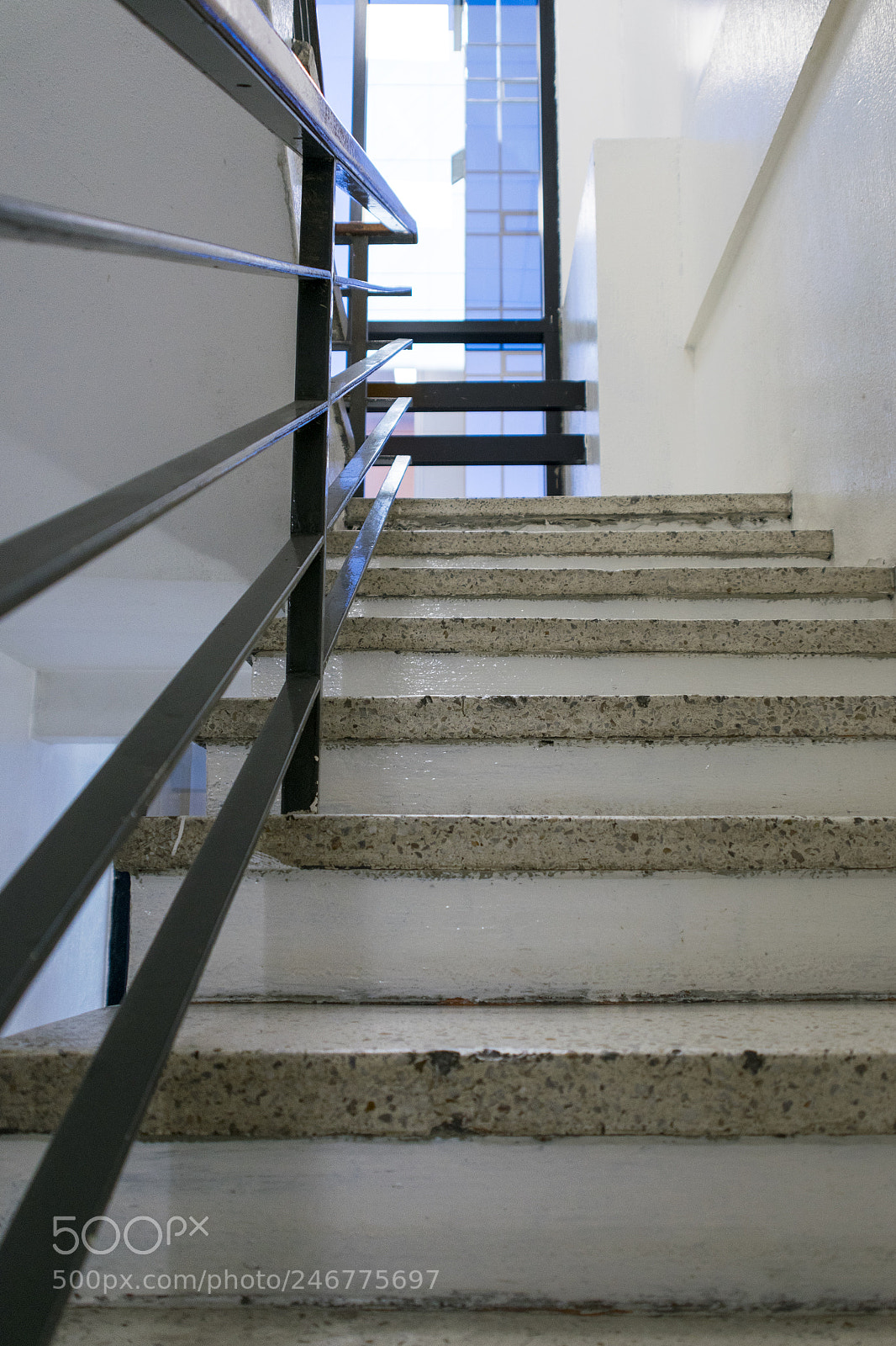 Nikon D5300 sample photo. Stairs and handrails inside photography
