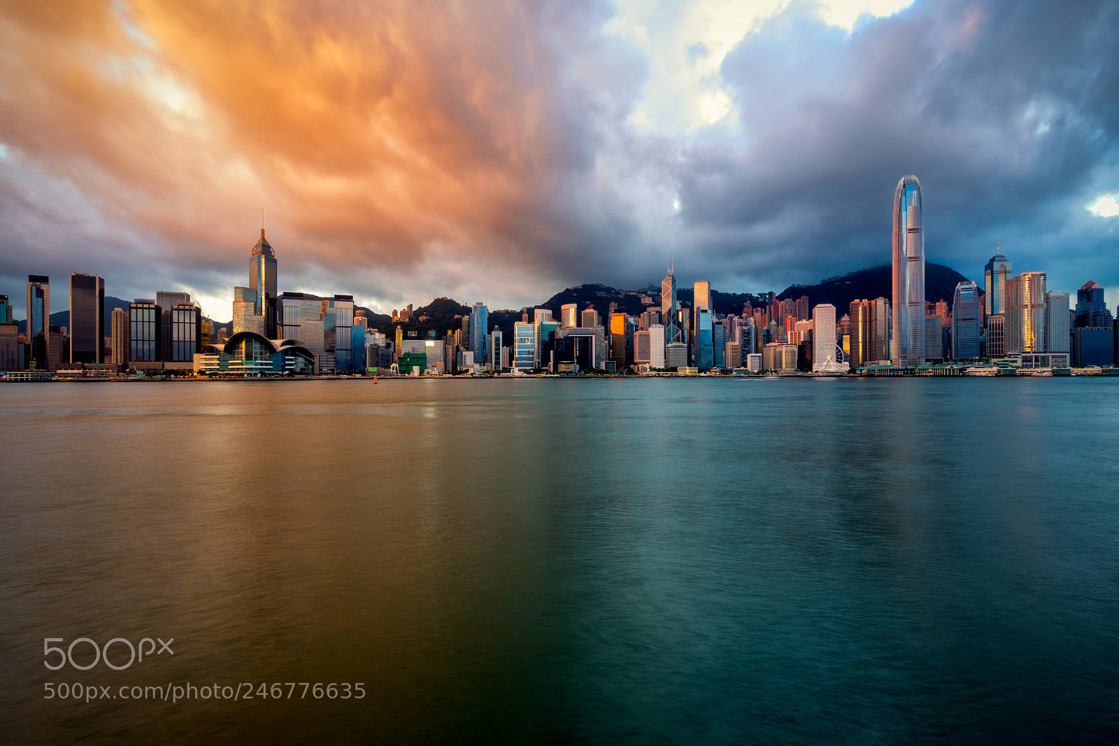 Sony a7 sample photo. Hong kong city skyline photography