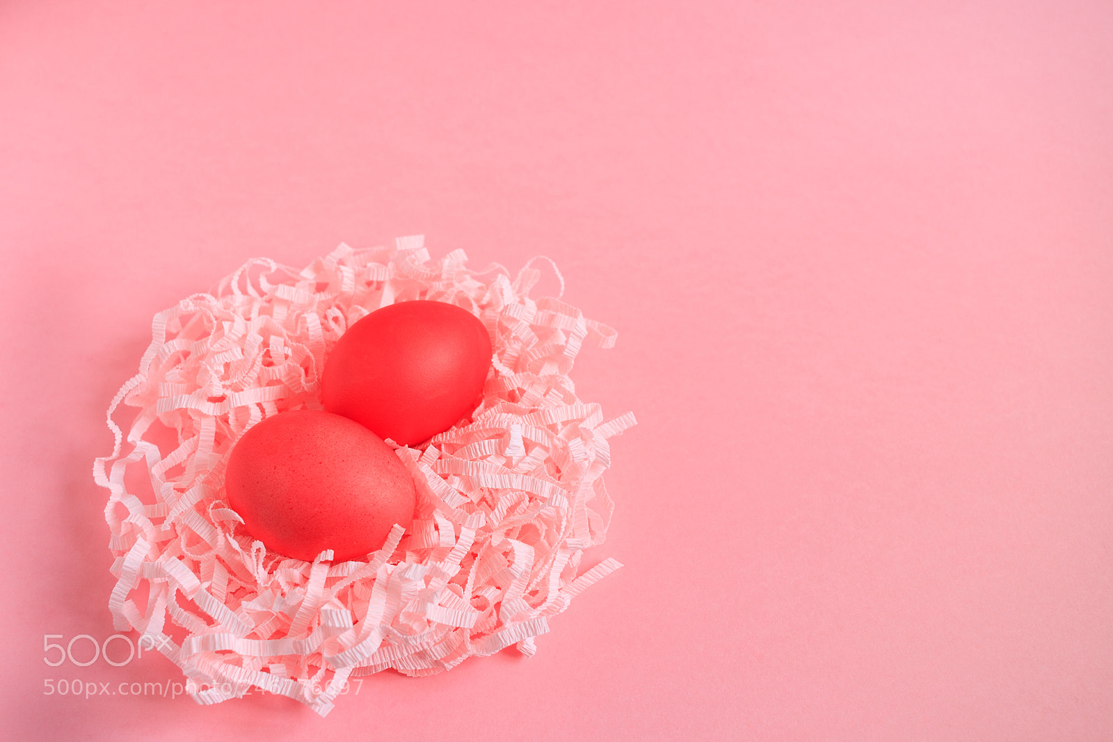 Canon EOS 400D (EOS Digital Rebel XTi / EOS Kiss Digital X) sample photo. Easter pink background. two photography