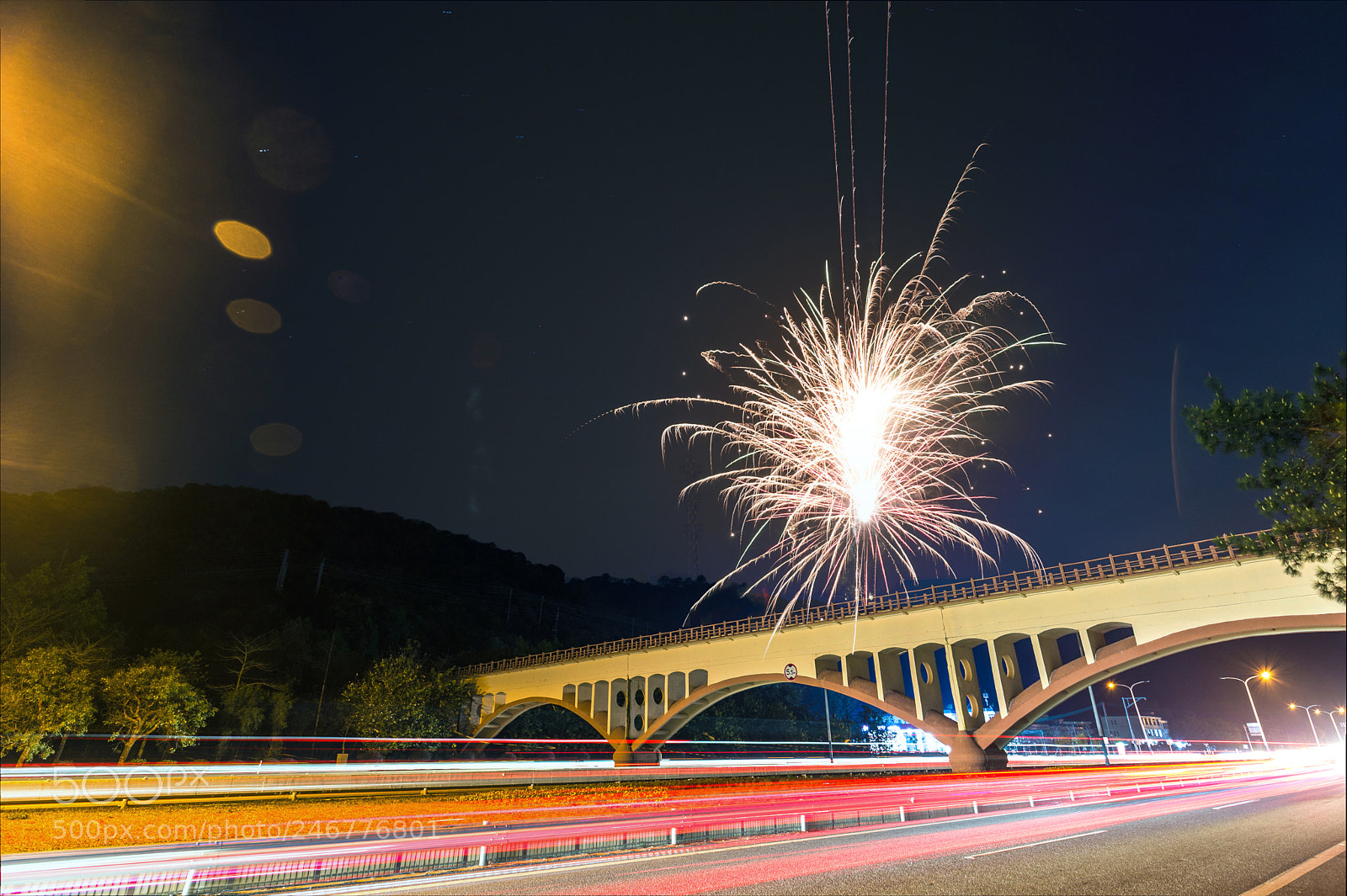 Nikon Df sample photo. Fireworks photography