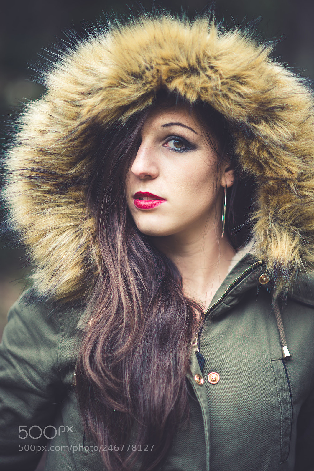 Nikon D4 sample photo. Elodie : winter portrait photography