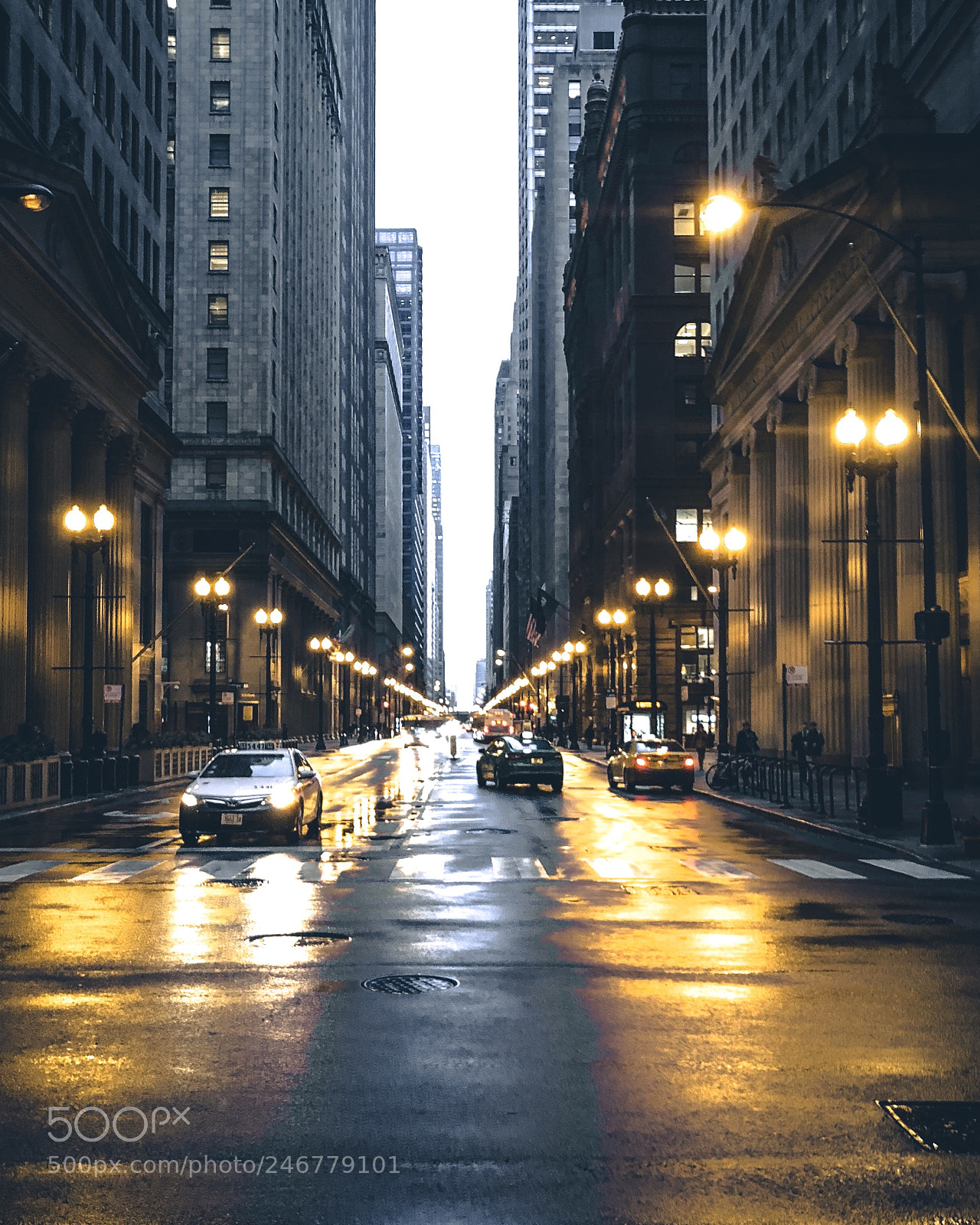 Apple iPhone X sample photo. Chicago financial district photography