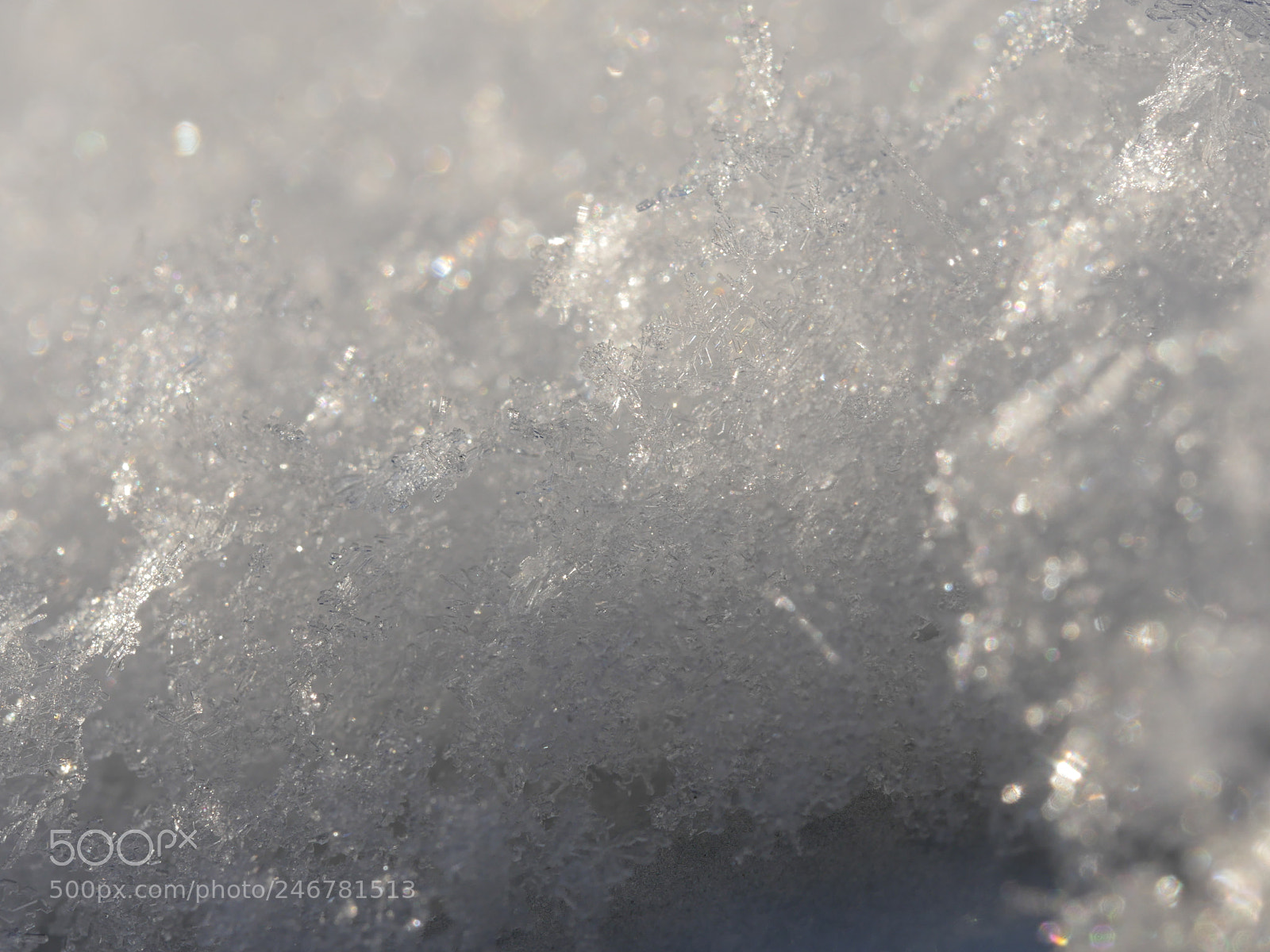 Panasonic Lumix DMC-GH4 sample photo. Snow close-up crystal photography