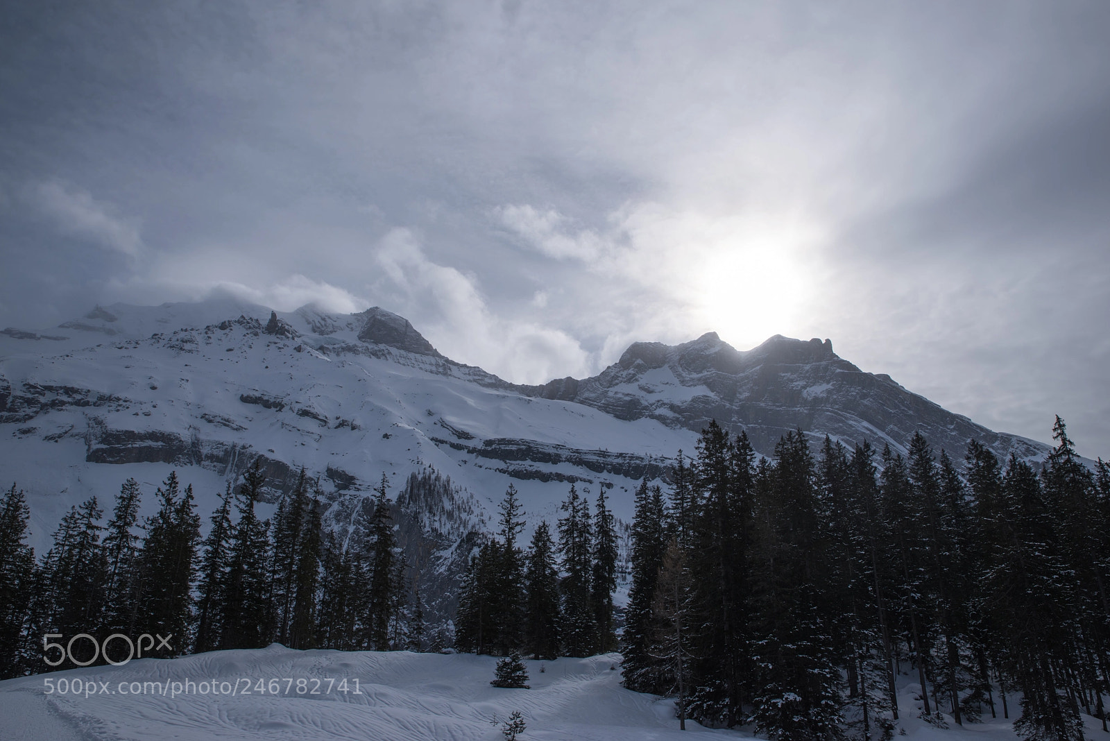 Pentax K-1 sample photo. Snowy mountains photography