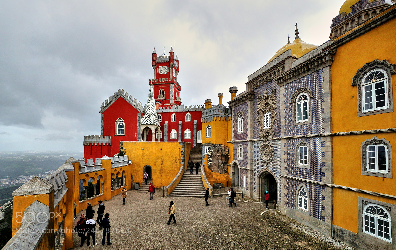Nikon D5000 sample photo. Pena palace photography