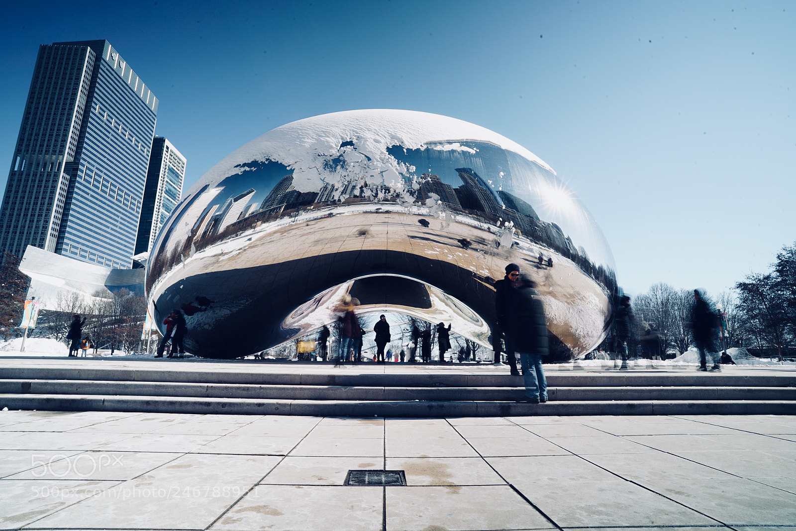 Sony a7S II sample photo. Chicago - winter cloud photography