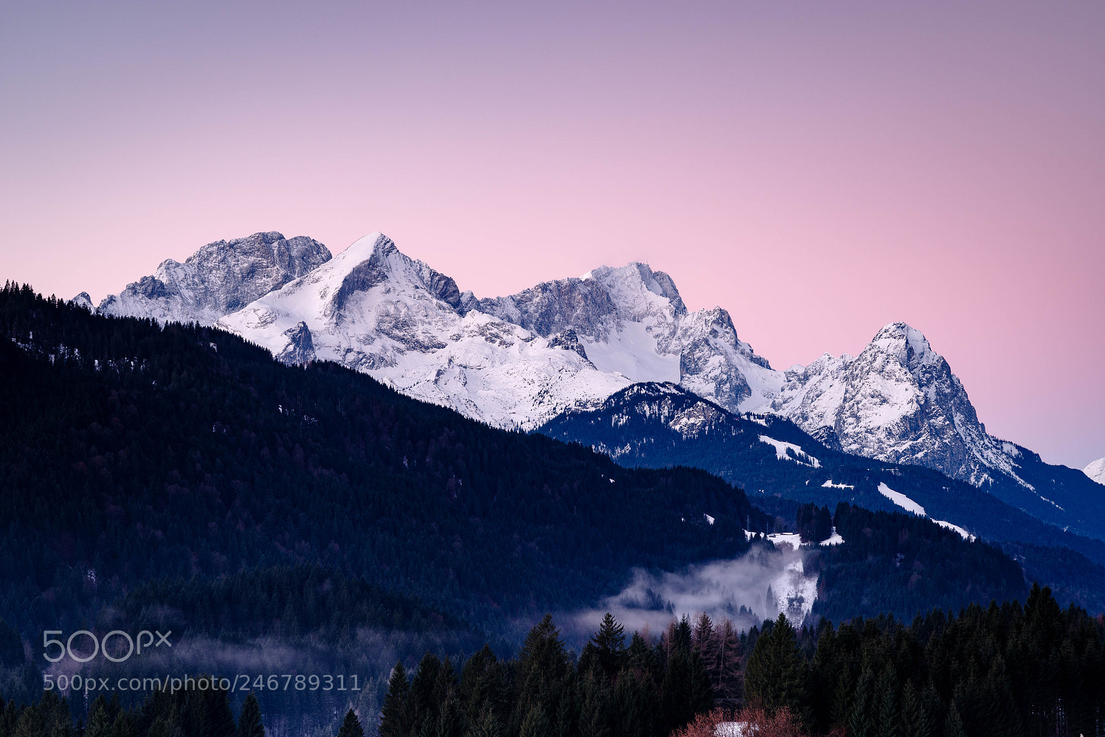 Pentax K-1 sample photo. Zugspitze photography
