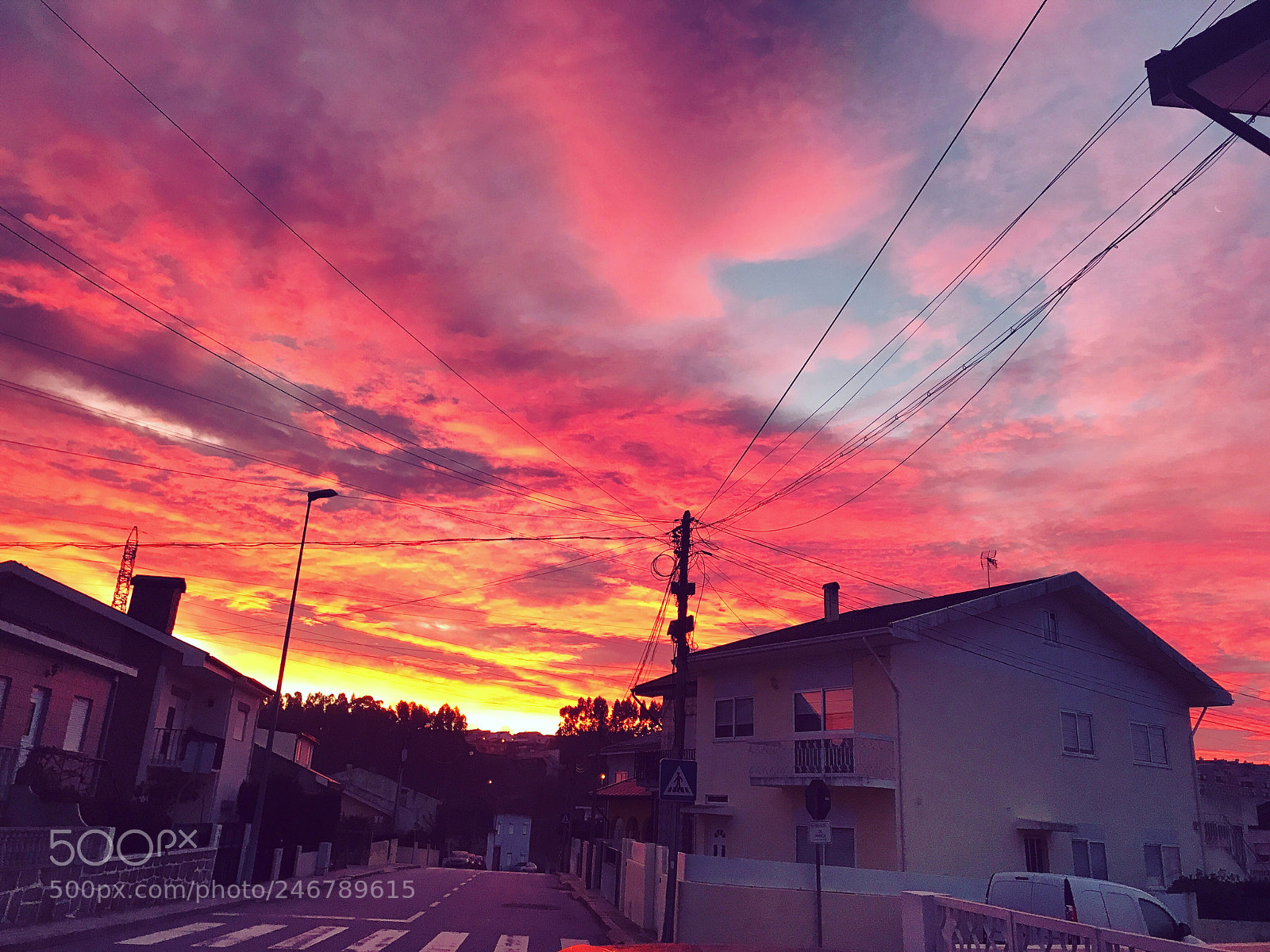 Apple iPhone 7 Plus sample photo. Pink sky porto (portugal) photography