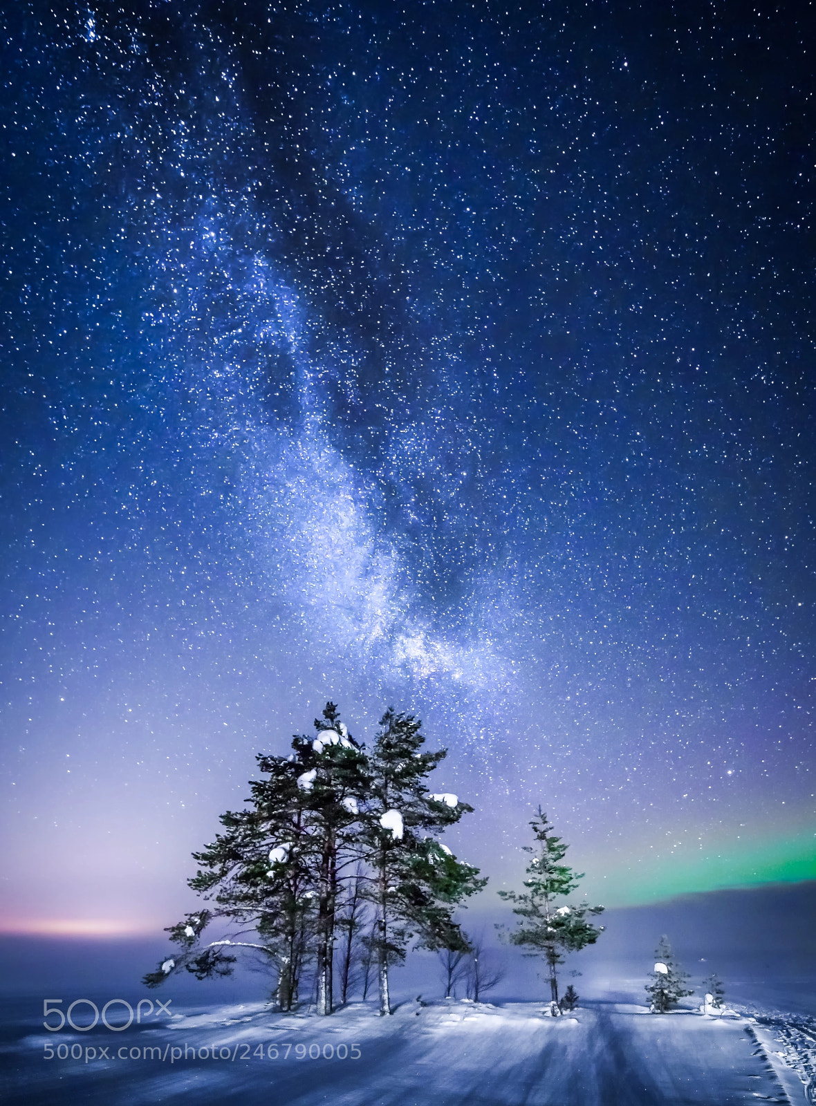 Pentax K-1 sample photo. Milky way above a photography