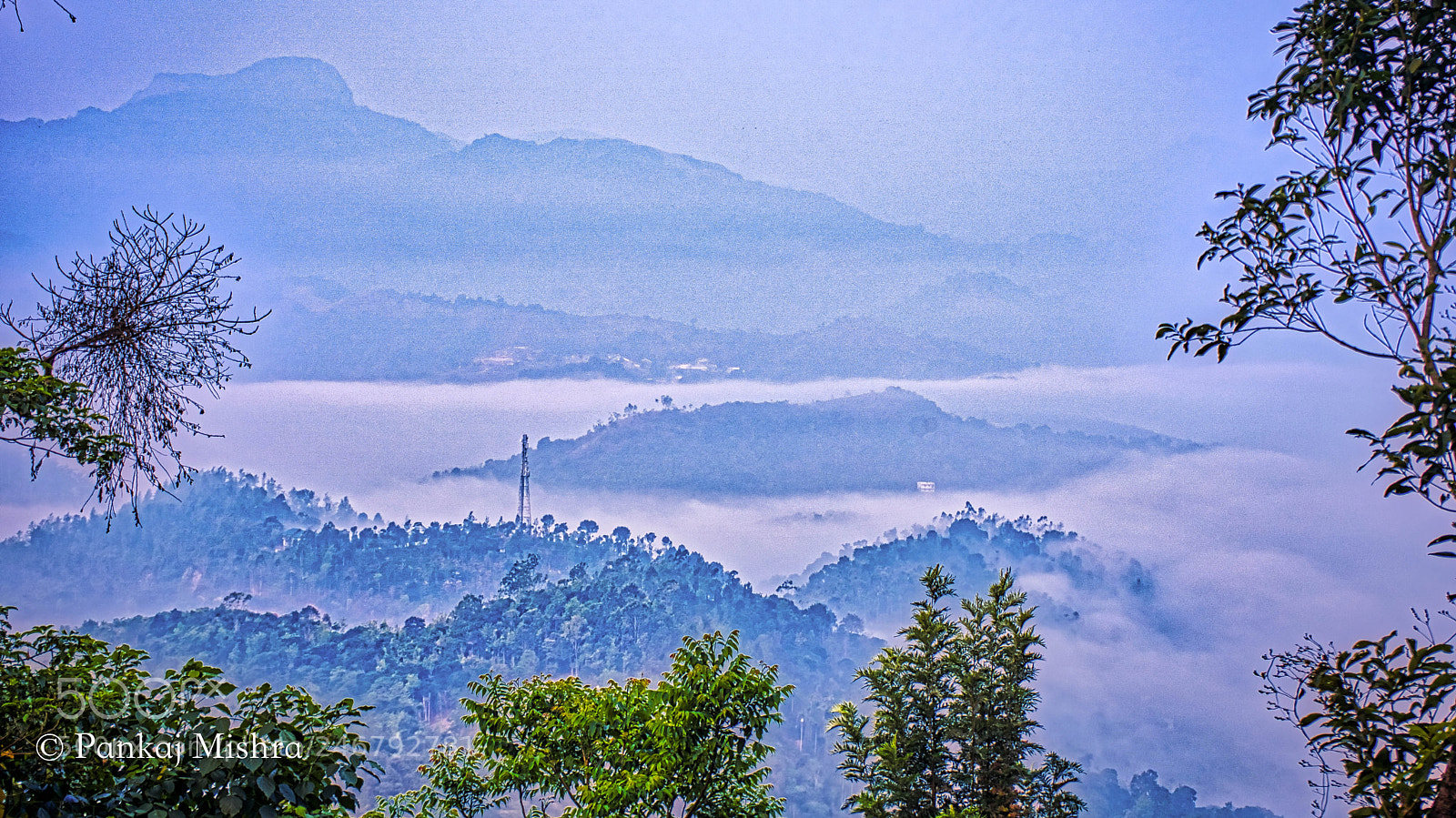 Sony a7 II sample photo. Layer of fog photography