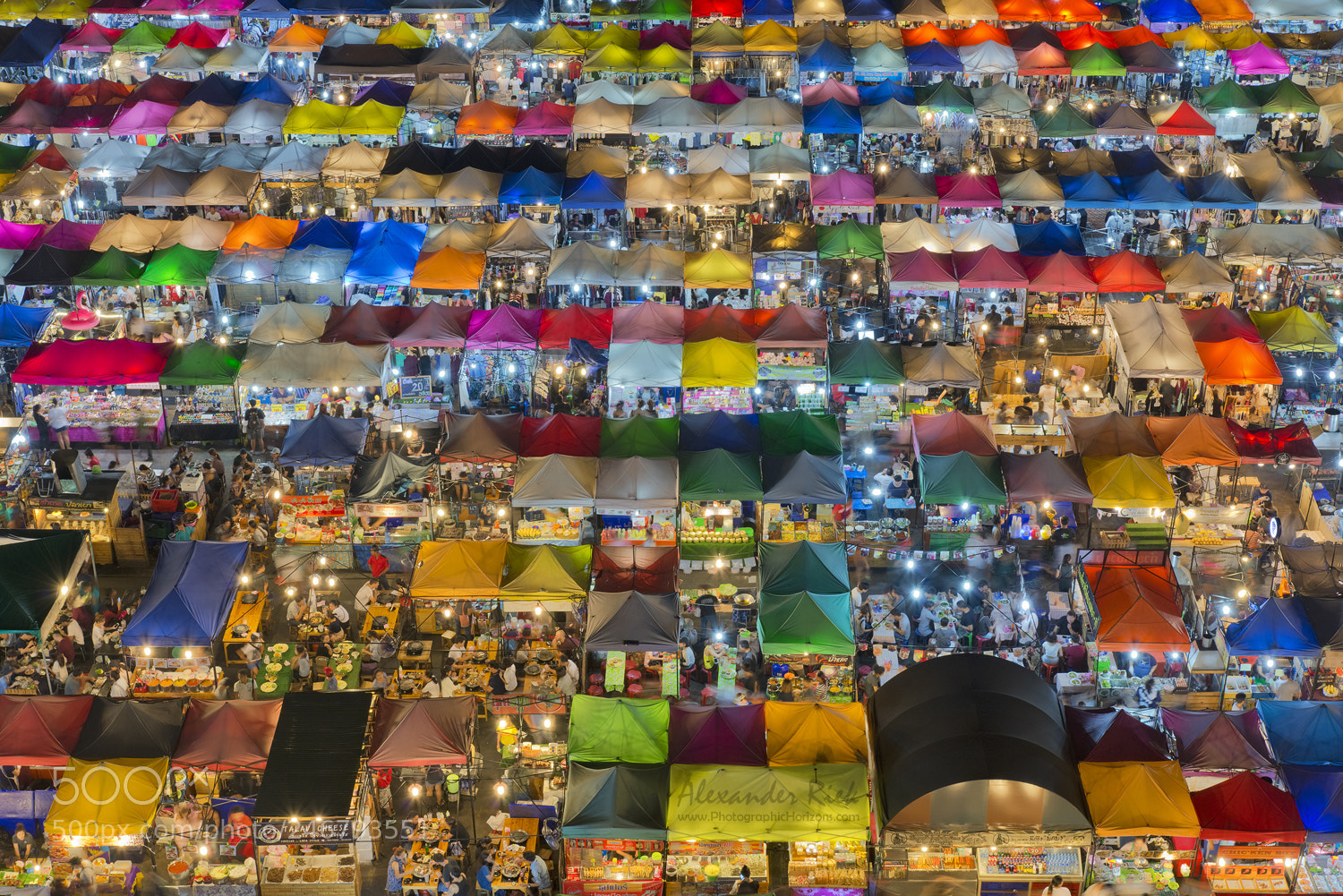 Nikon D800 sample photo. Night market photography