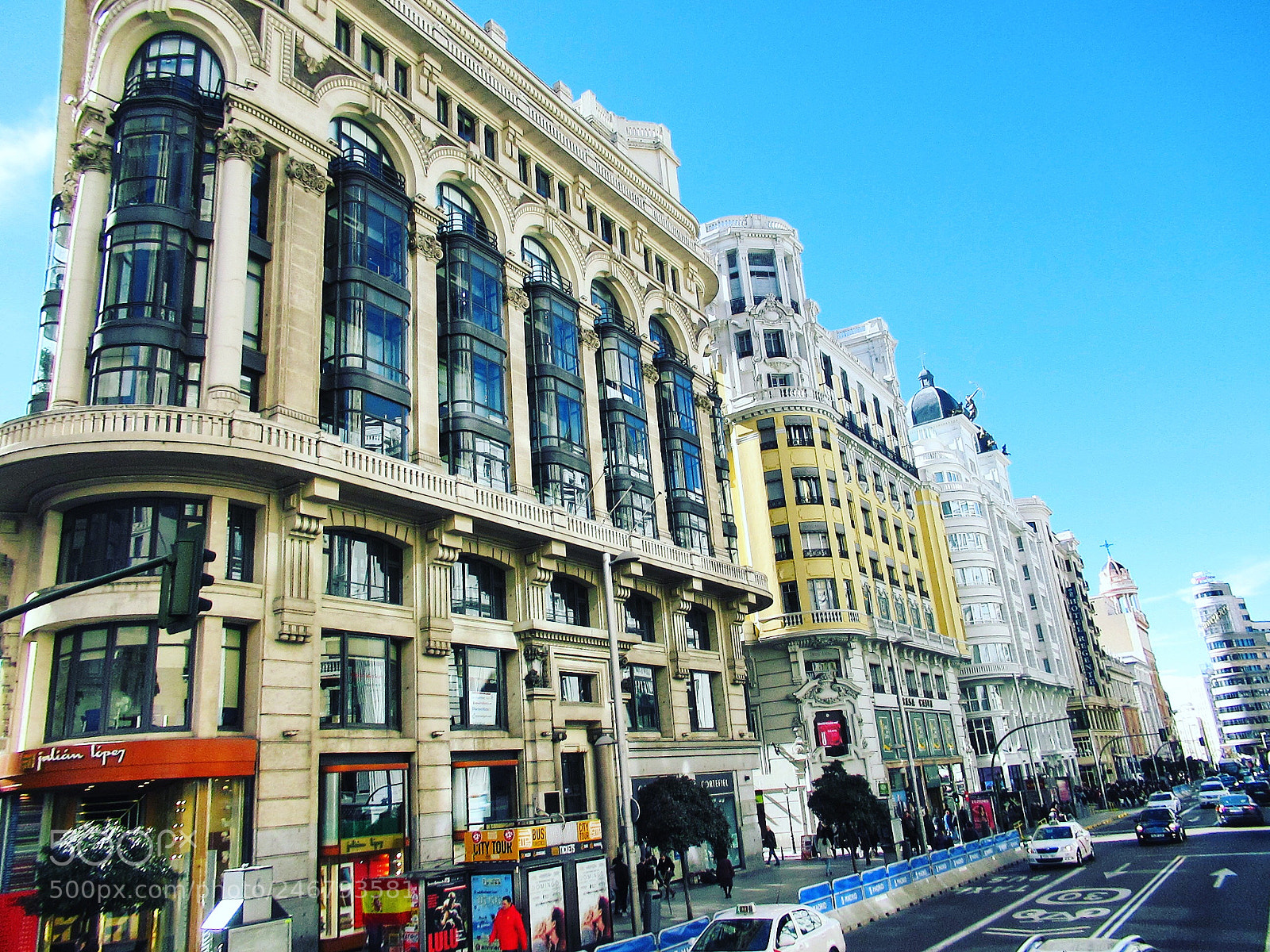 Canon PowerShot SX620 HS sample photo. Gran via, madrid photography
