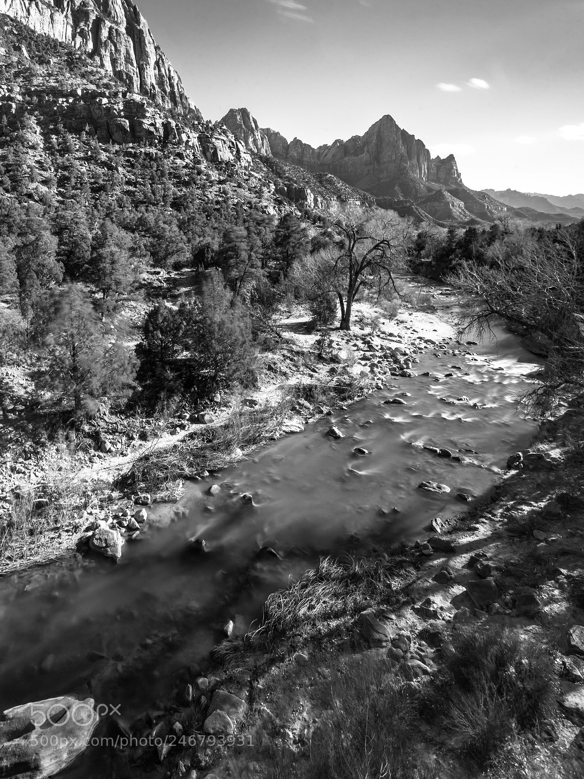 Sony a7 II sample photo. The watchman, zion np photography