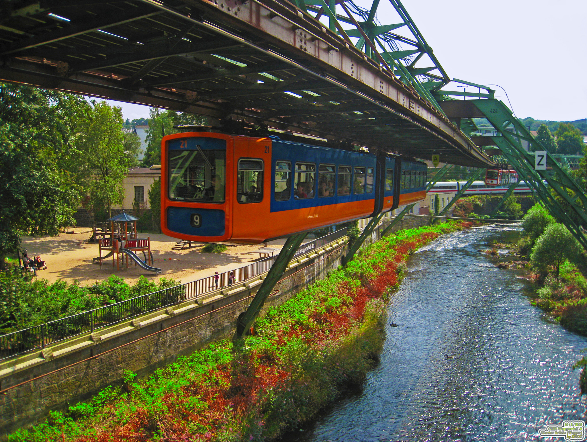 Canon DIGITAL IXUS 860 IS sample photo. Ger wuppertal [schwebebahn w.b.] aug 2008 by kwot photography