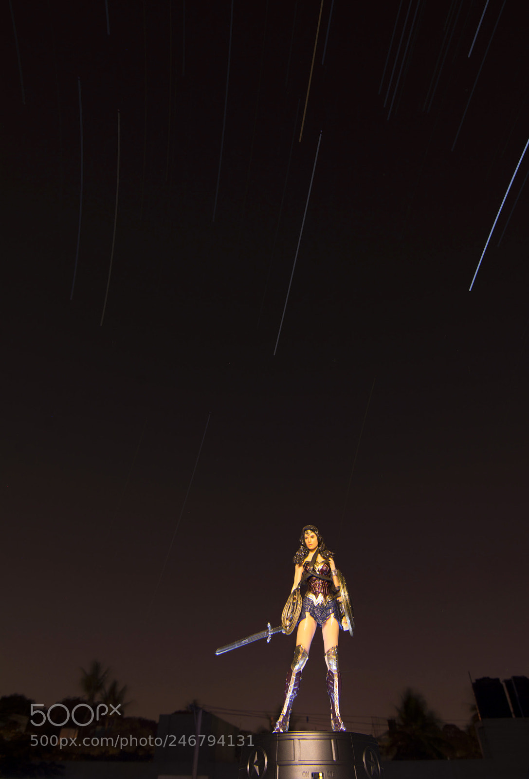 Nikon D7100 sample photo. Wonder woman and star photography